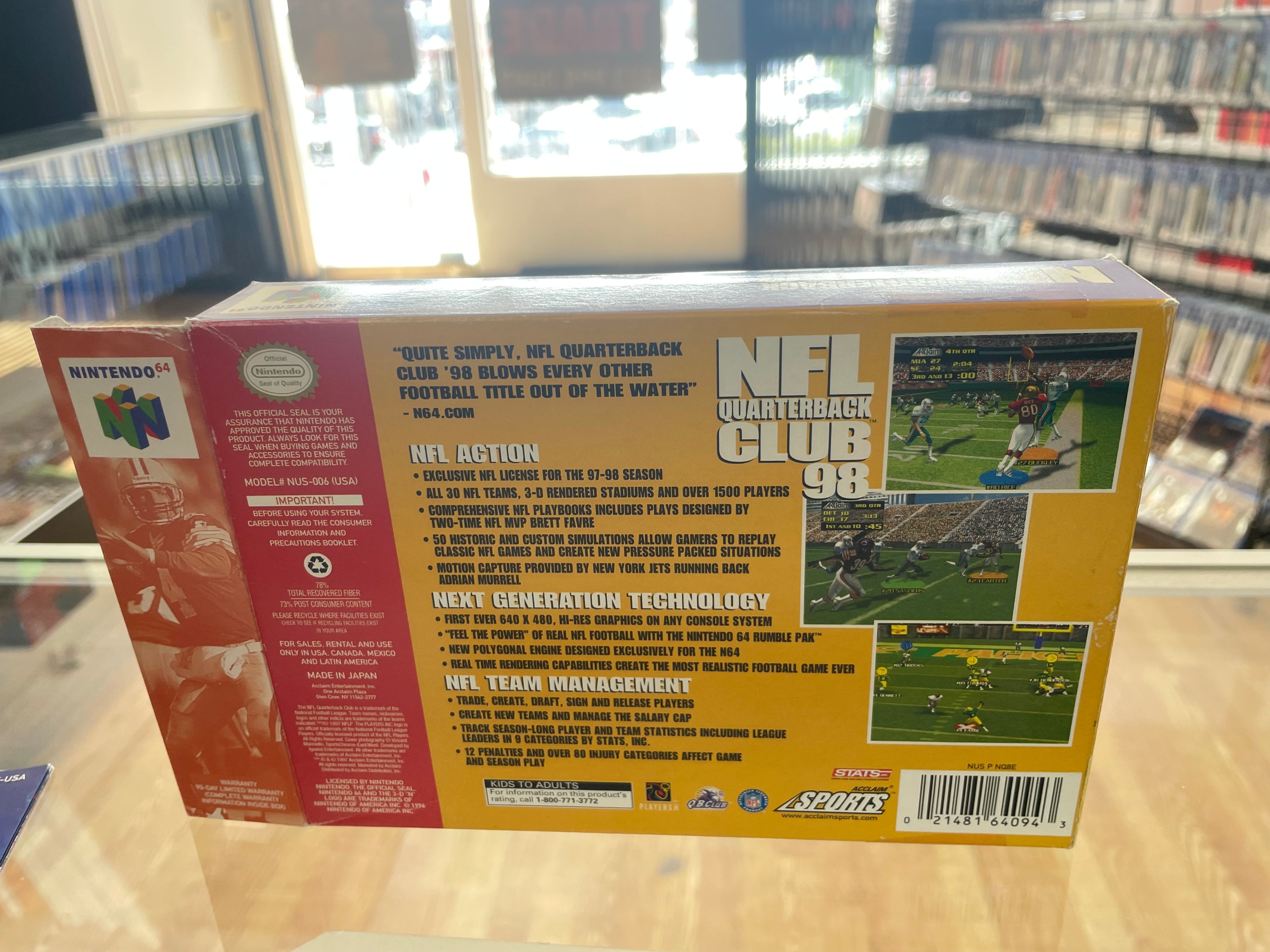 NFL Quarterback Club 98