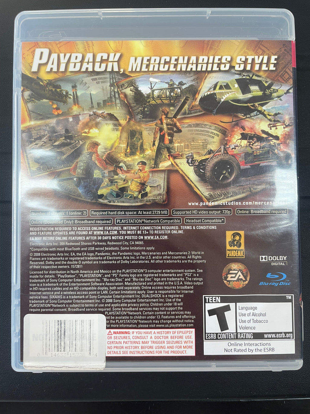 Mercenaries 2 World In Flames [Not for Resale]
