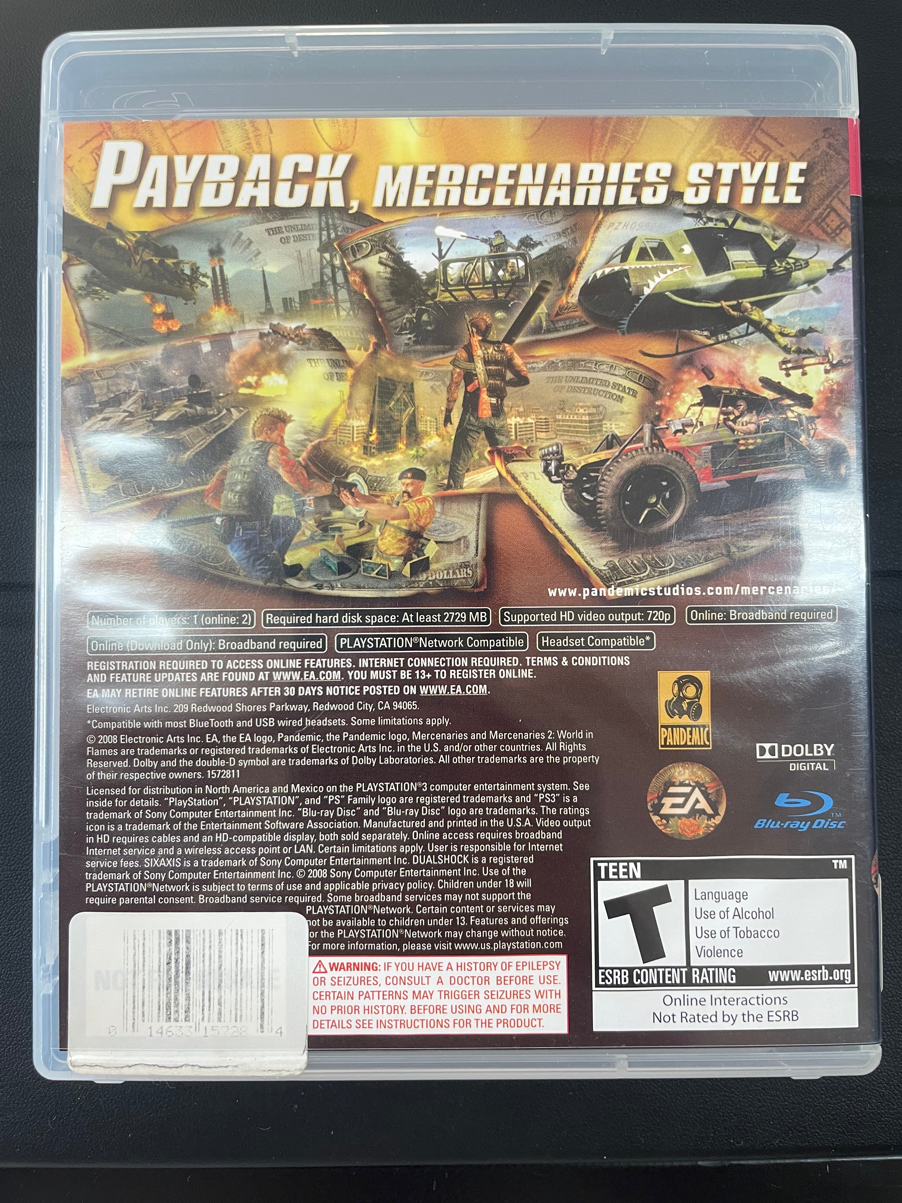 Mercenaries 2 World In Flames [Not for Resale]