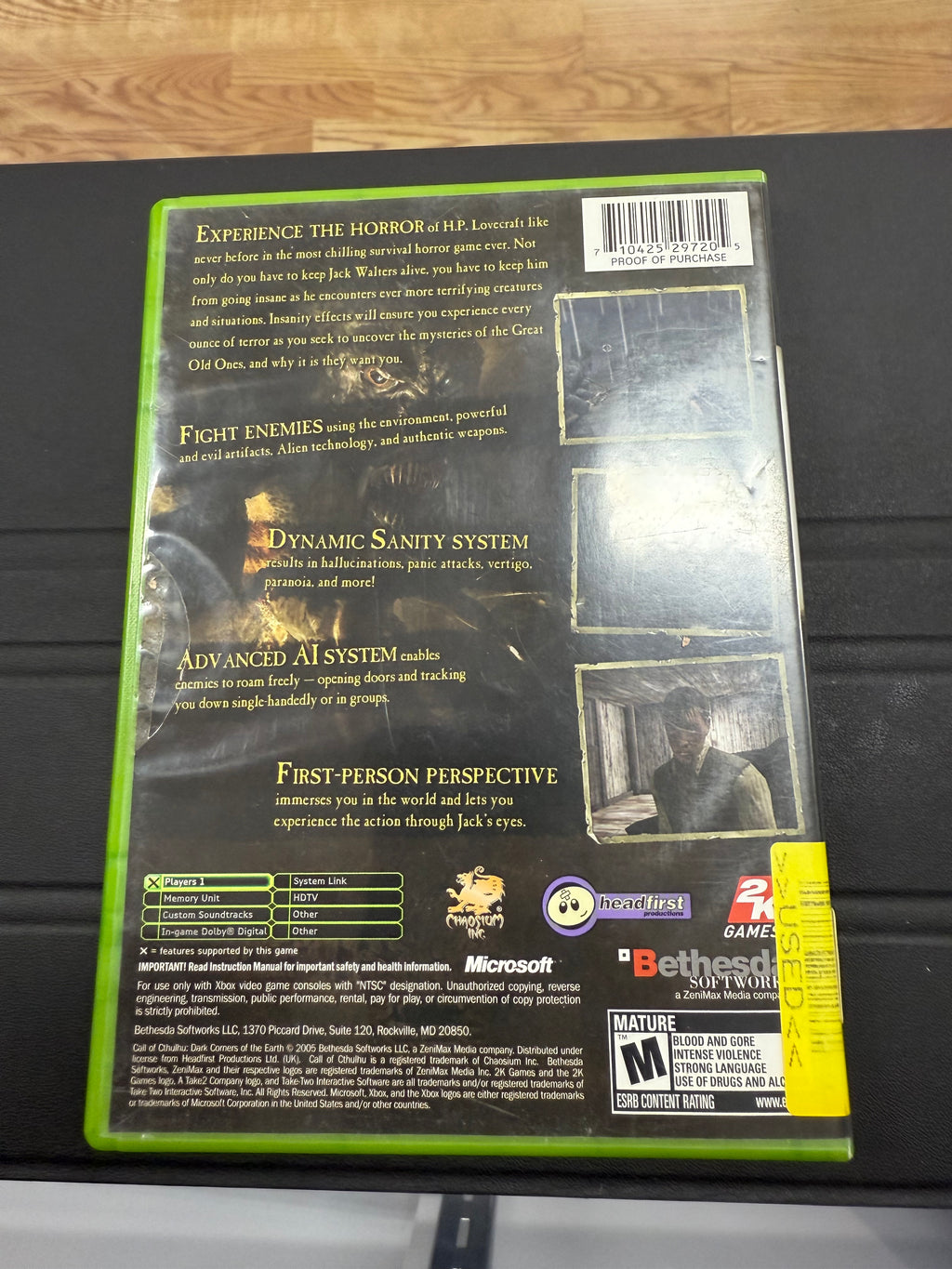 Call of Cthulhu Dark Corners of the Earth