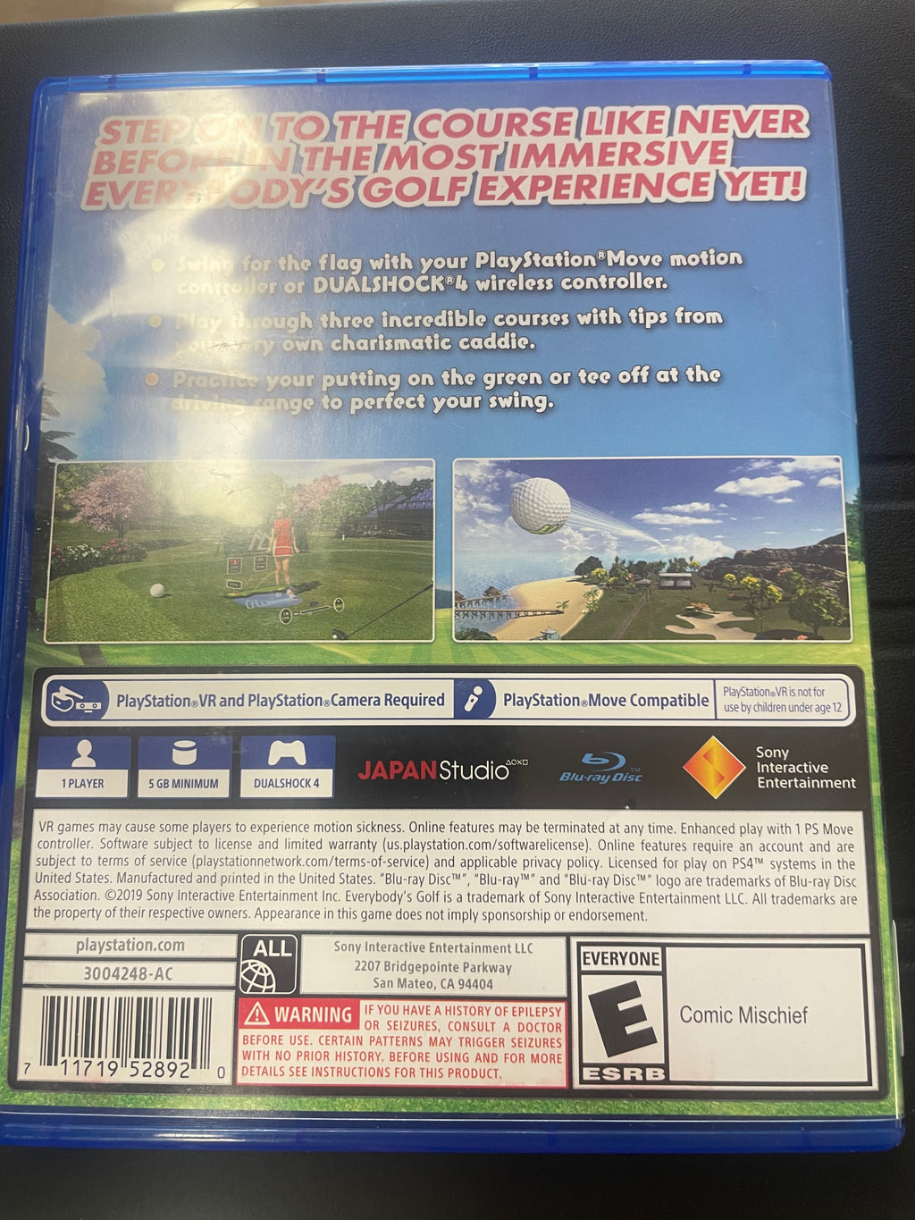 Everybody's Golf VR