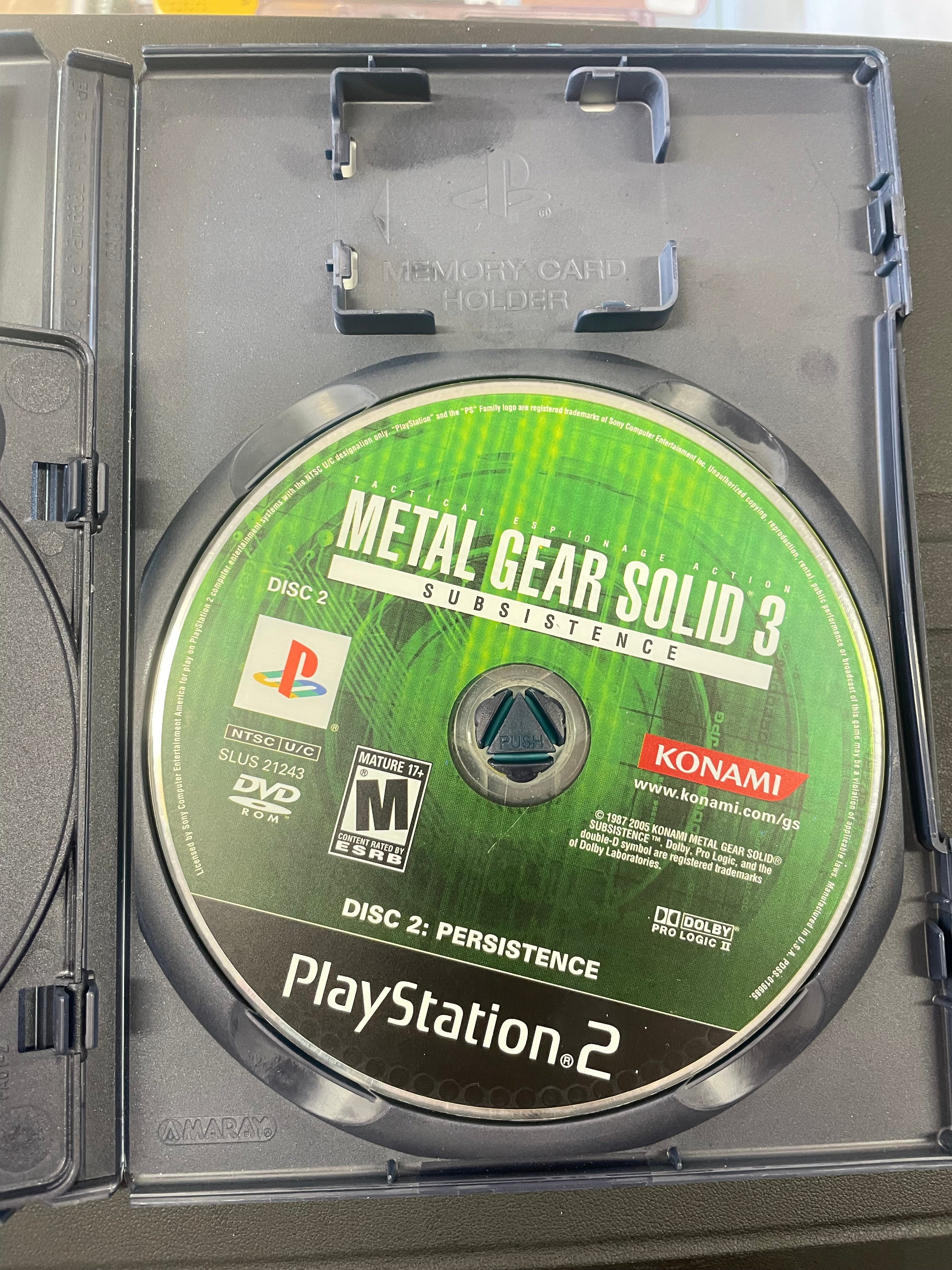Metal gear solid 3 subsistence