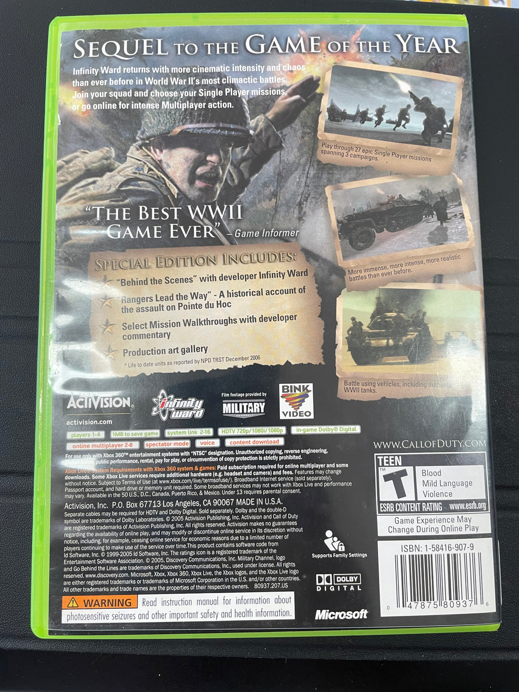 Call of duty 2 special edition