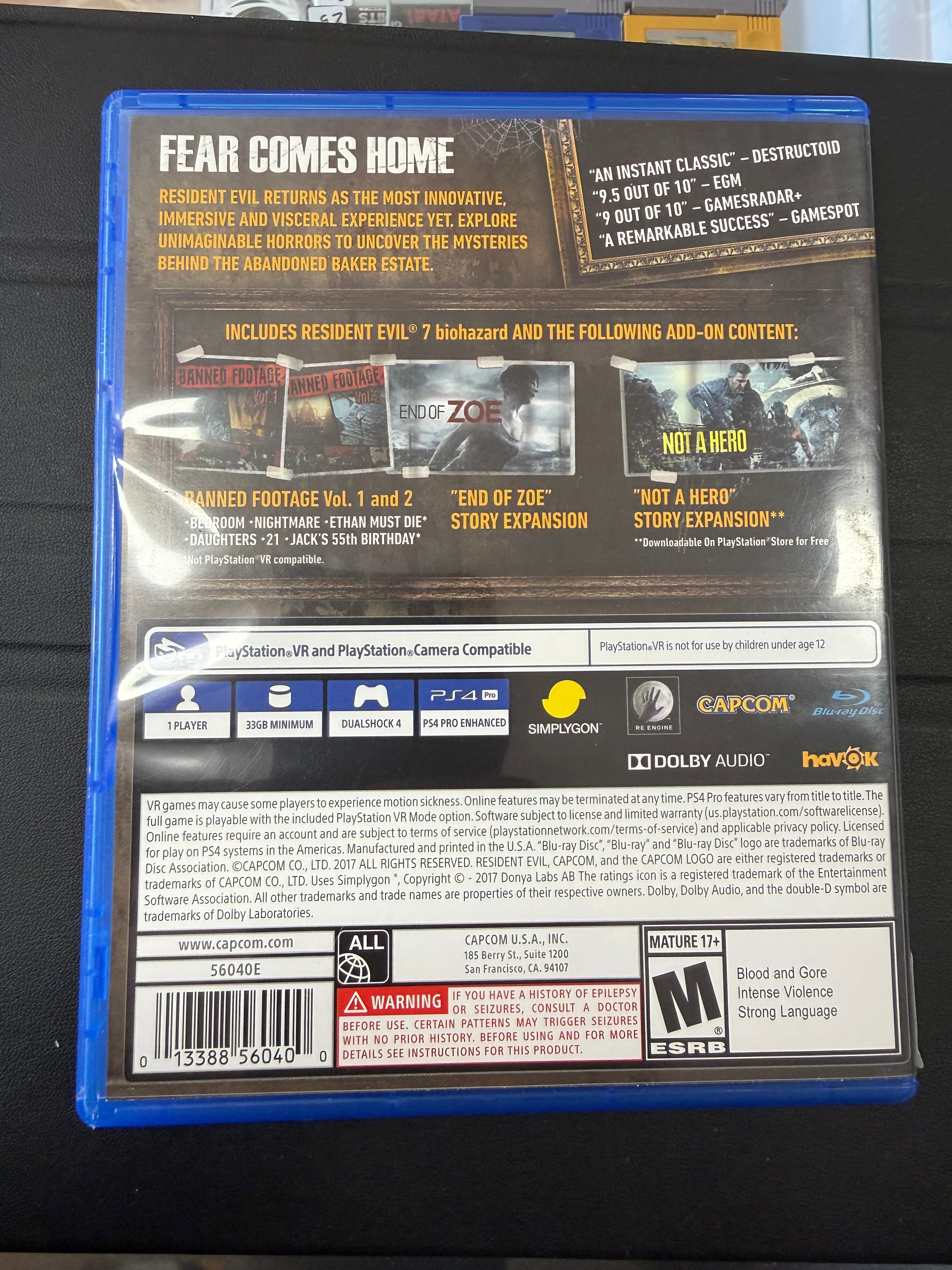 Resident Evil 7 Biohazard [Gold Edition]