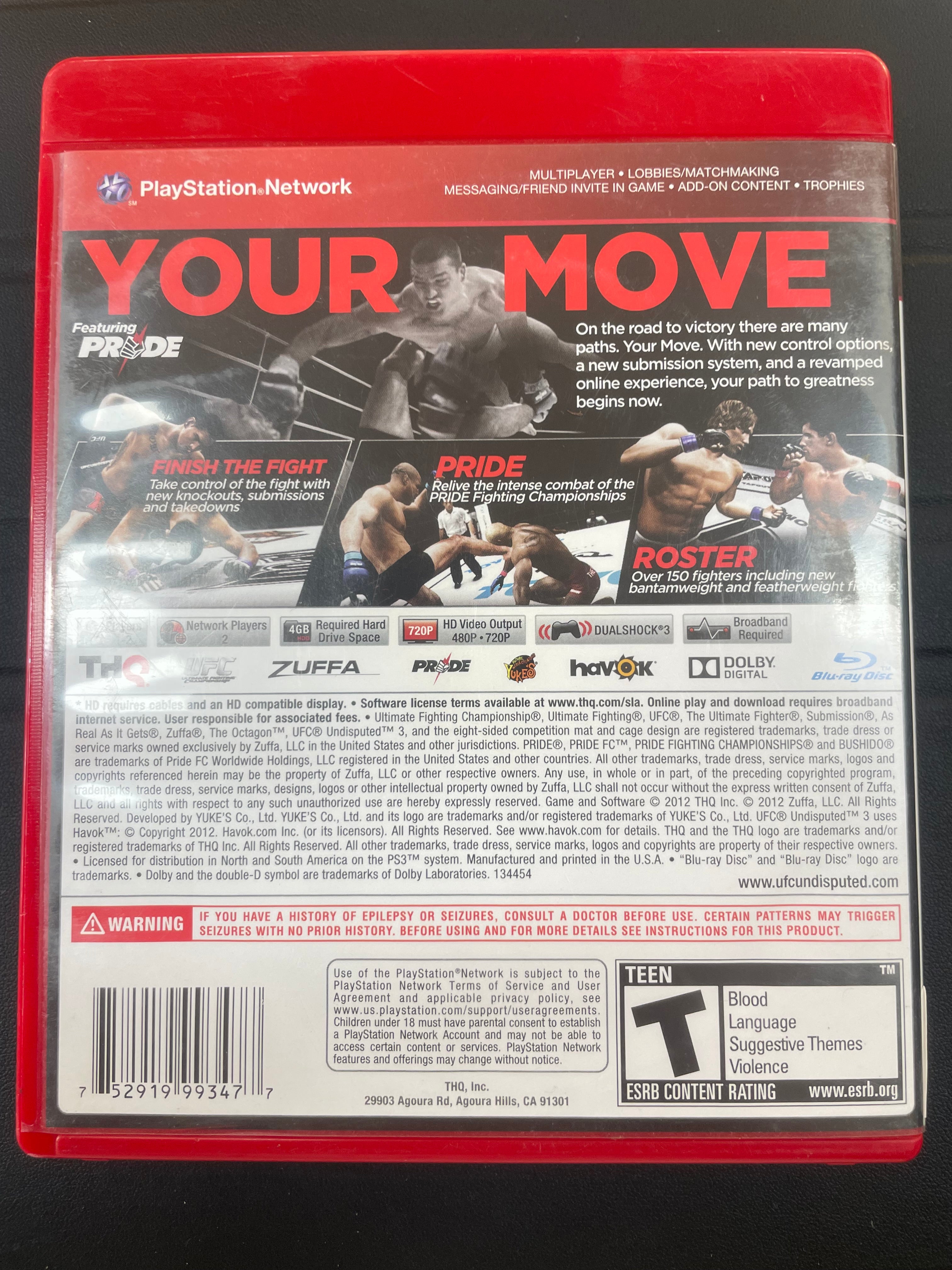 UFC Undisputed 3 [Greatest Hits]