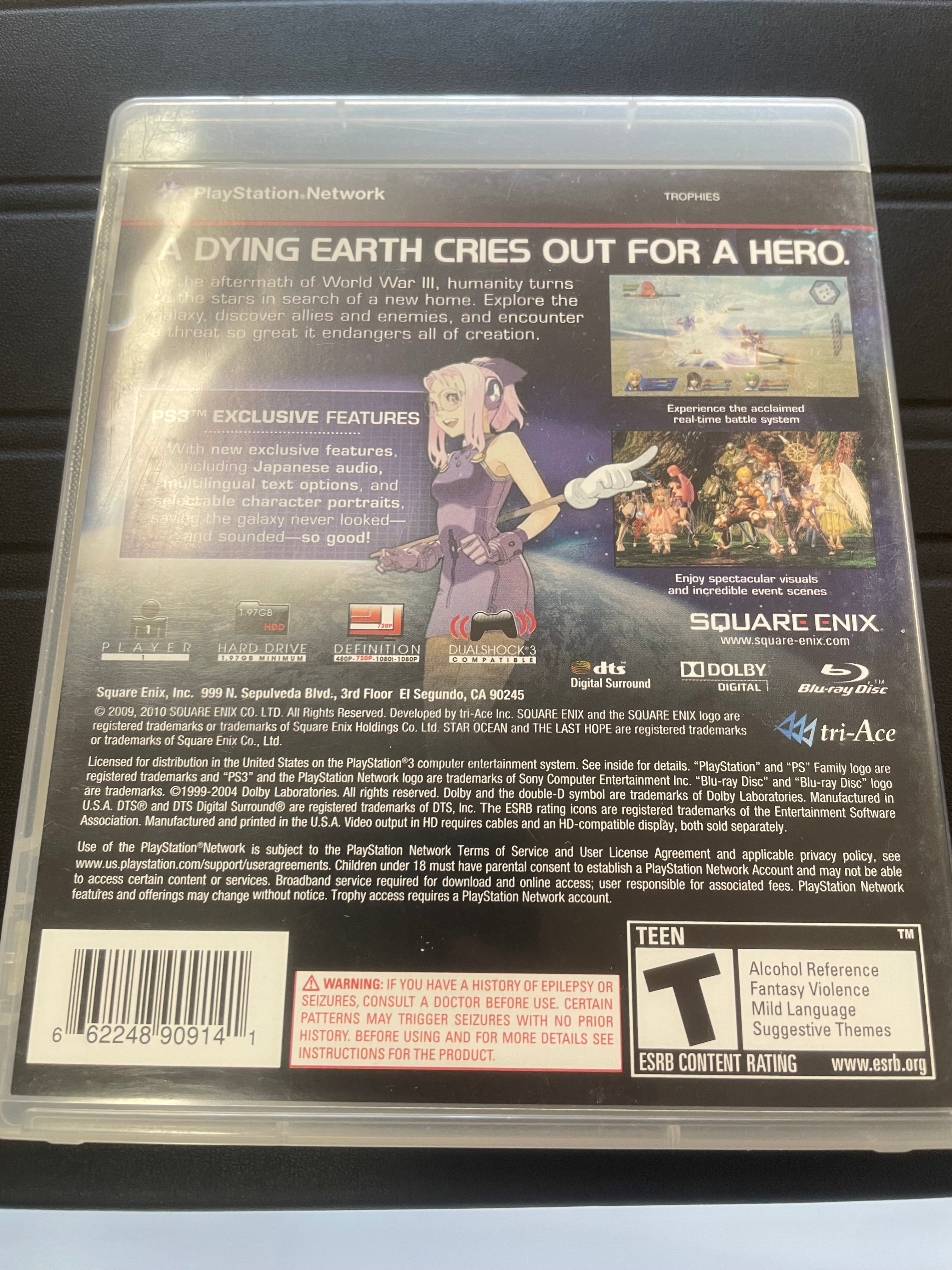 Star Ocean The last Hope International