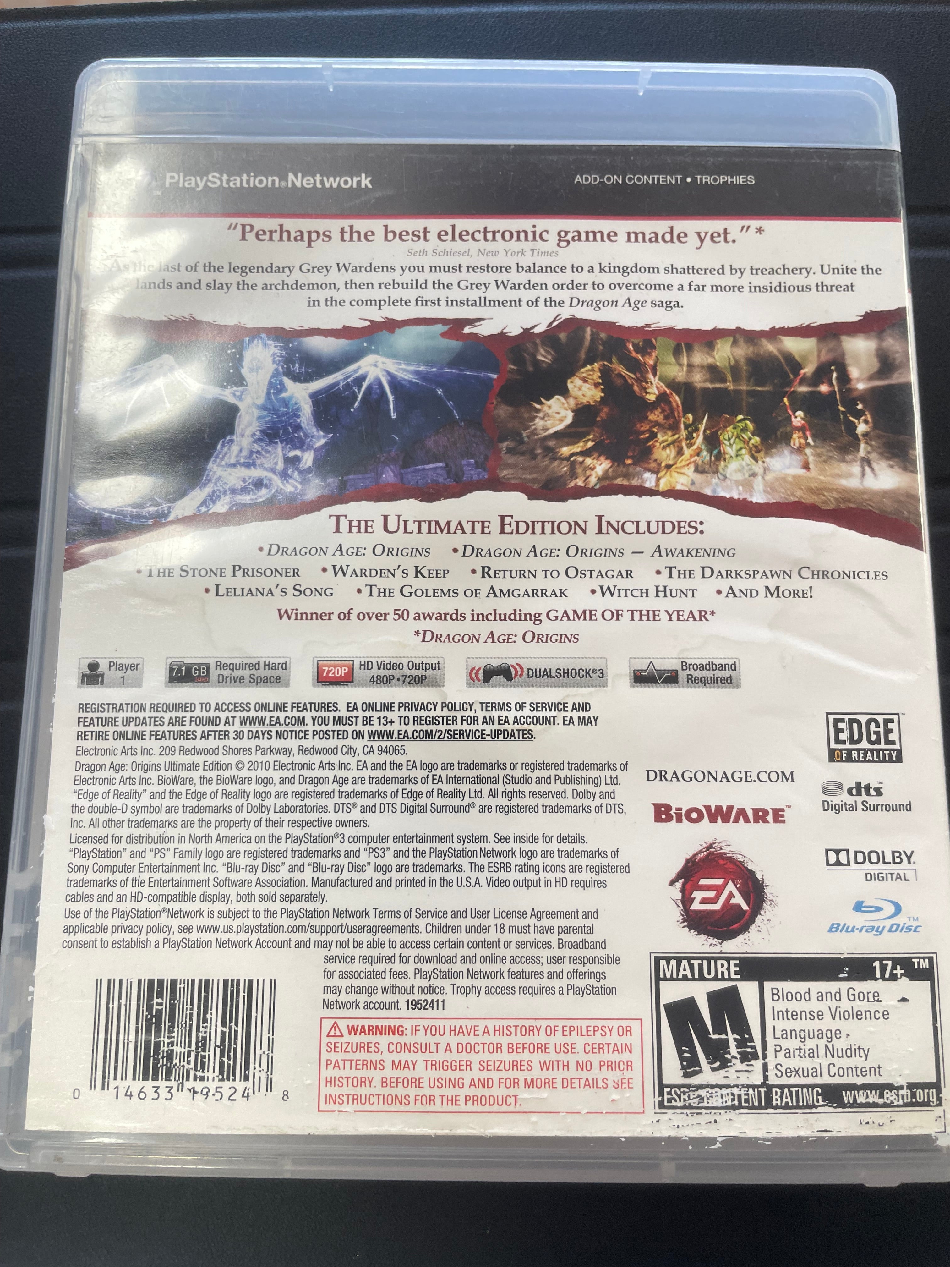 Dragon Age Origins Ultimate Edition