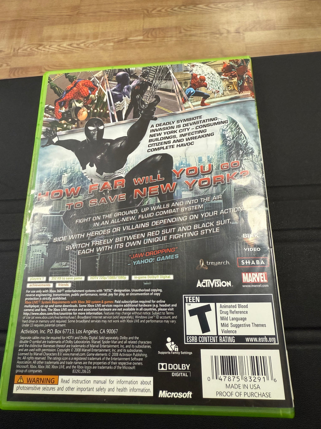 Spider-Man Web Of Shadows