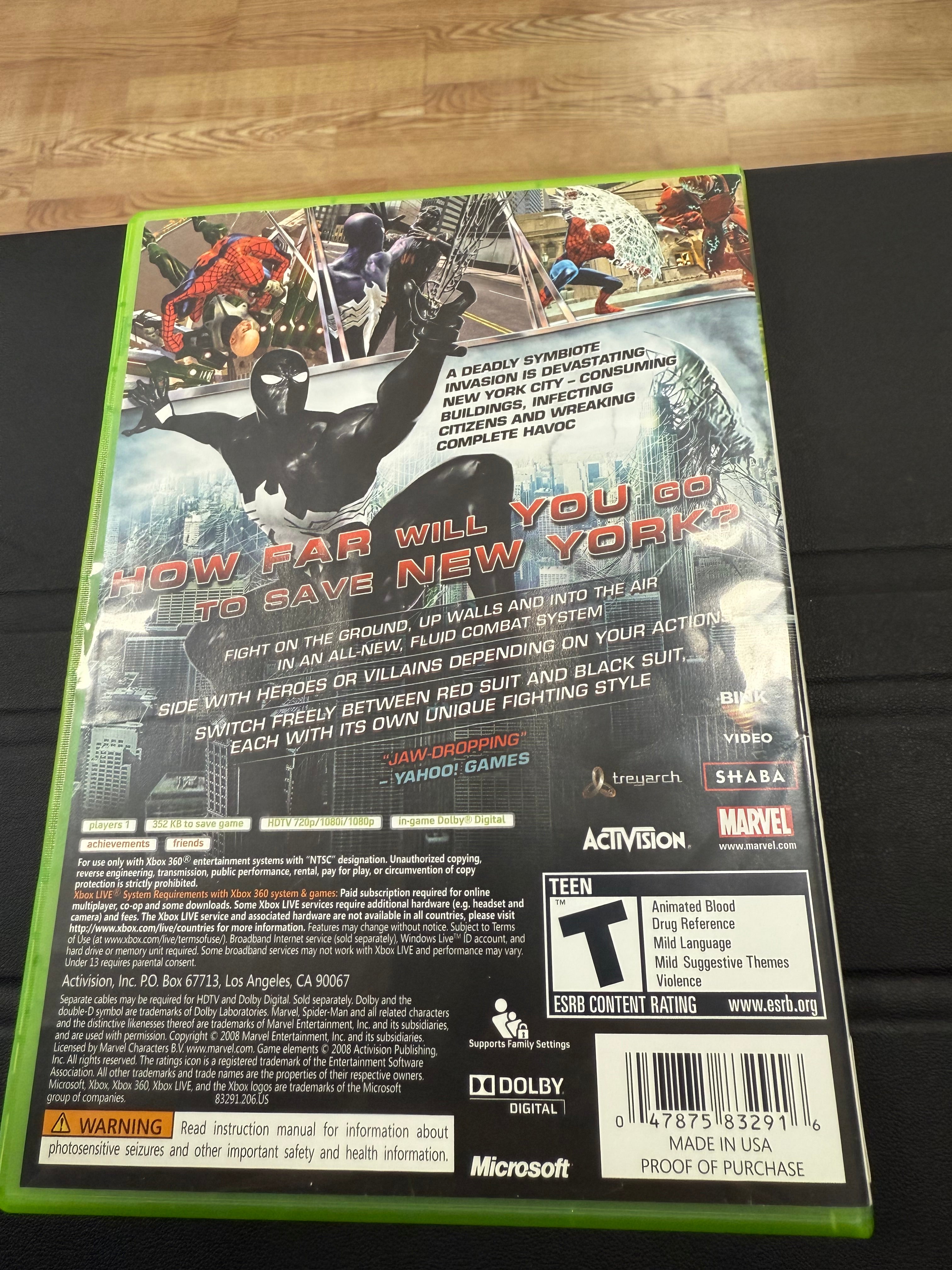 Spider-Man Web Of Shadows