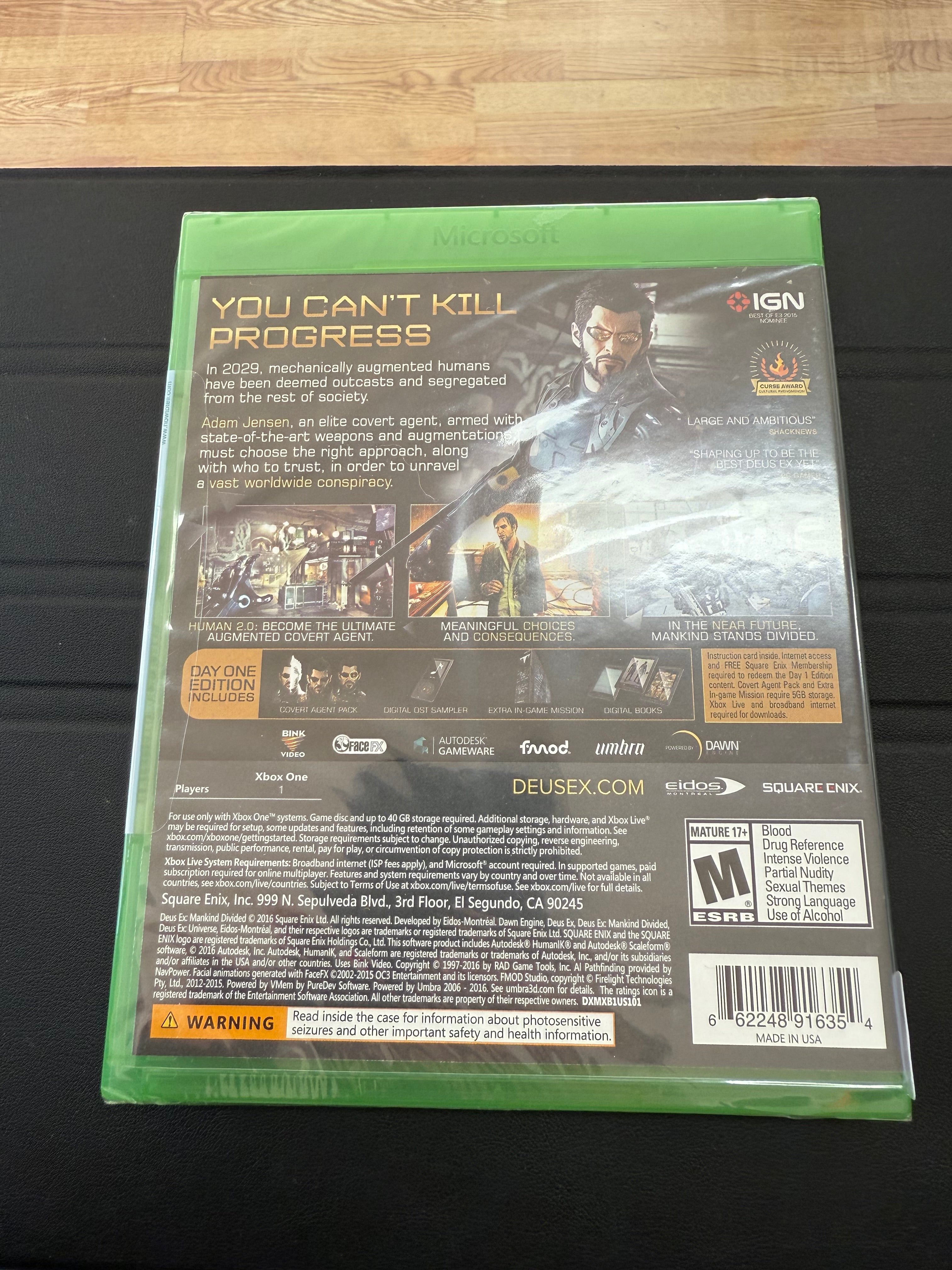 Deus Ex Mankind Divided [Day One Edition]