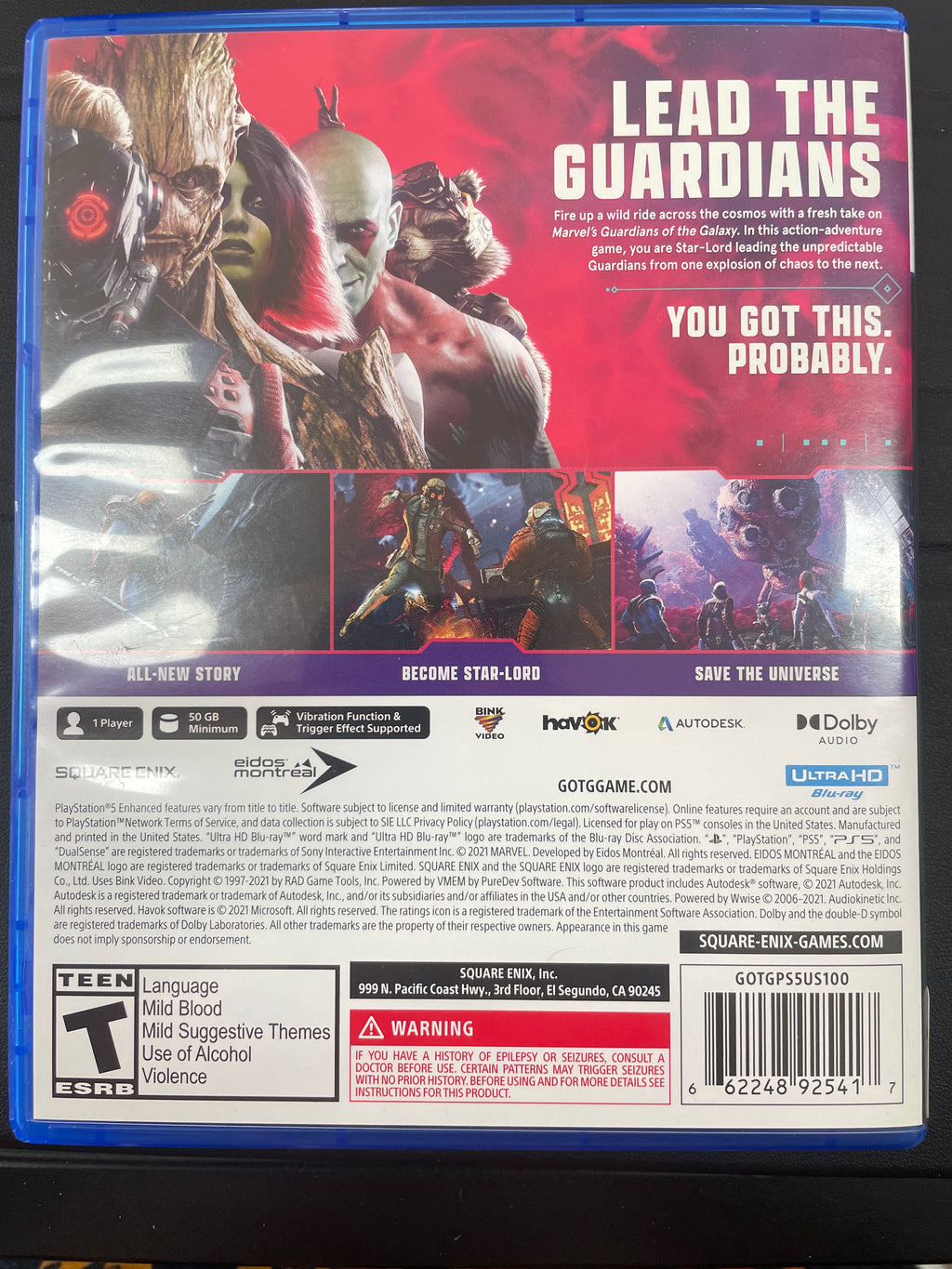 Marvel Guardians of the Galaxy