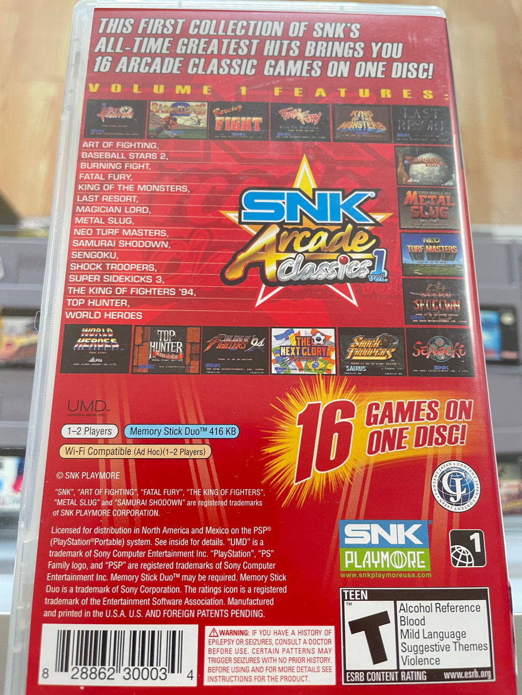 SnK Arcade classic vol 1