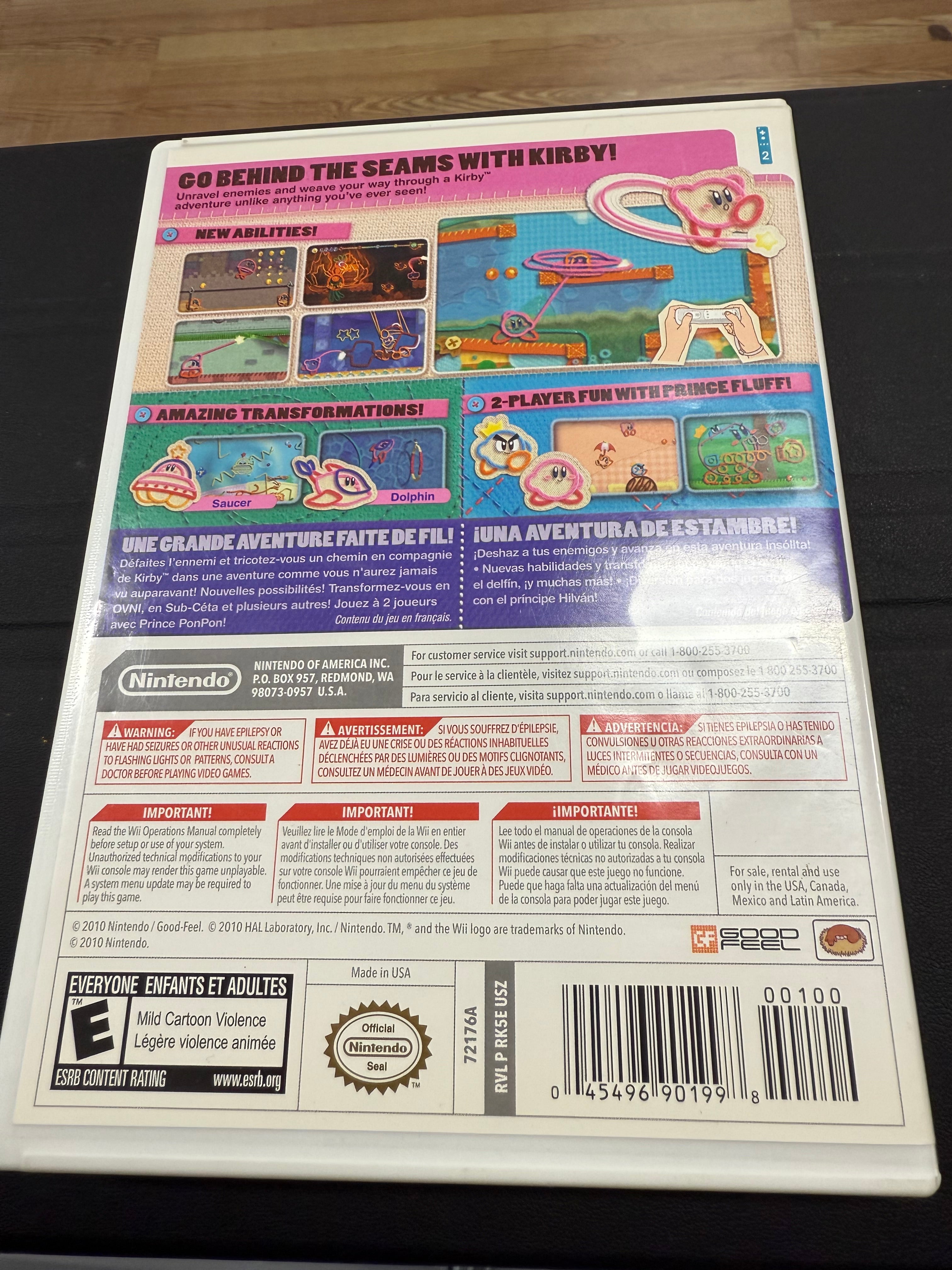 Kirby's Epic Yarn