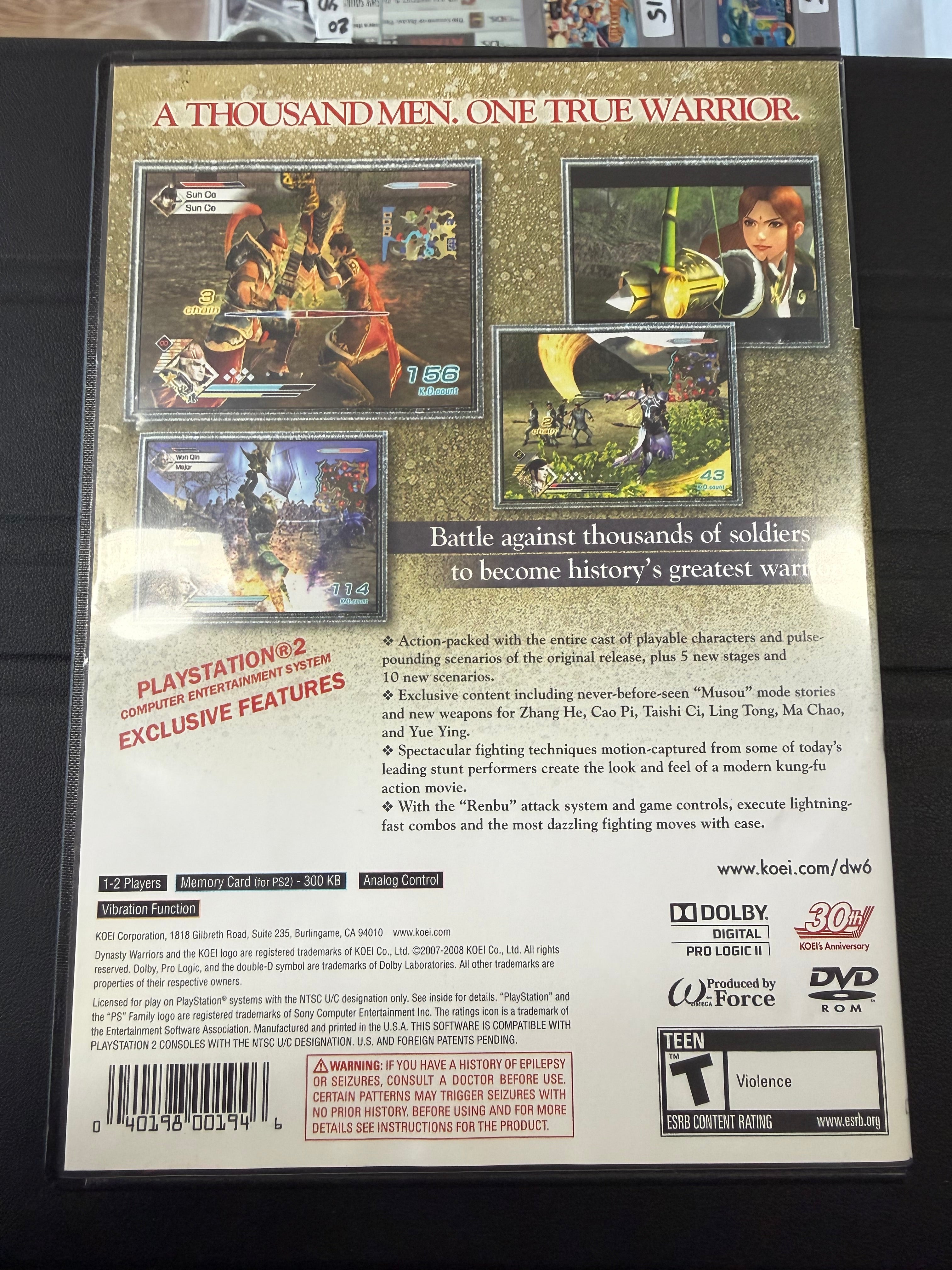 Dynasty Warriors 6