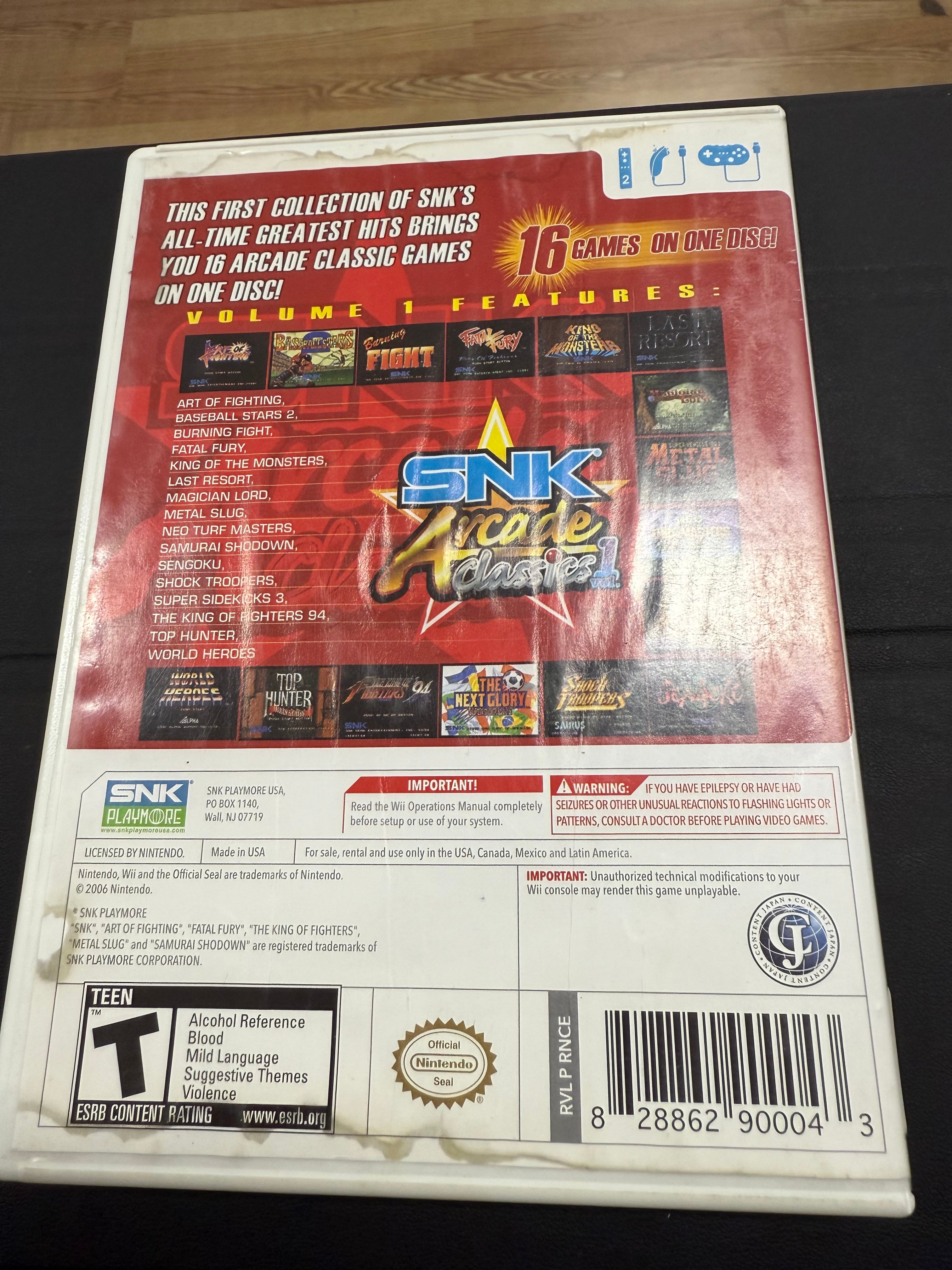 SNK Arcade Classics Volume 1