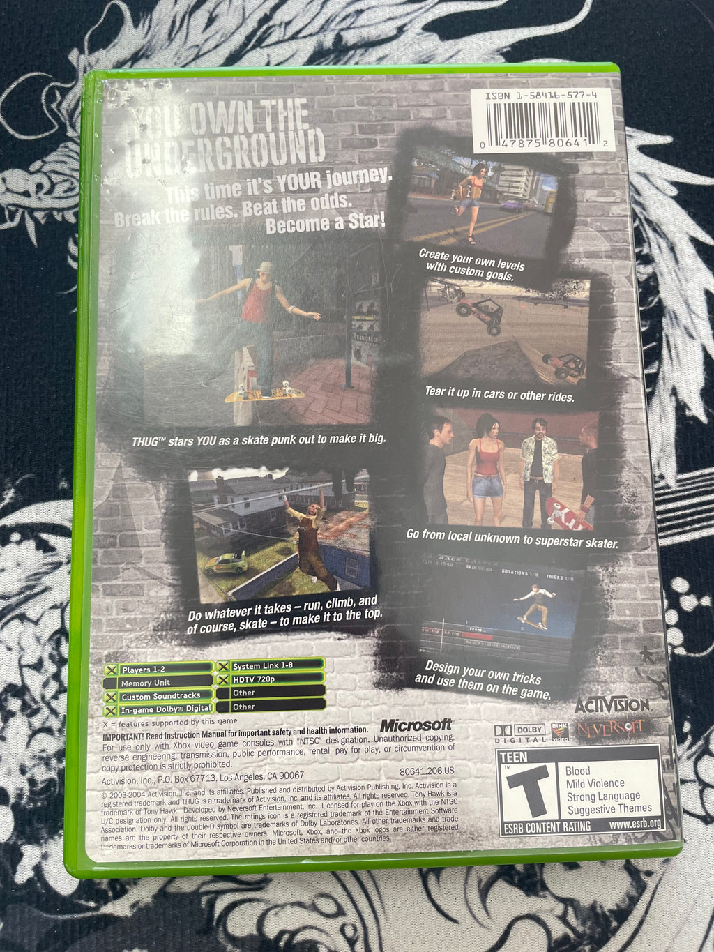Tony hawk’s Underground