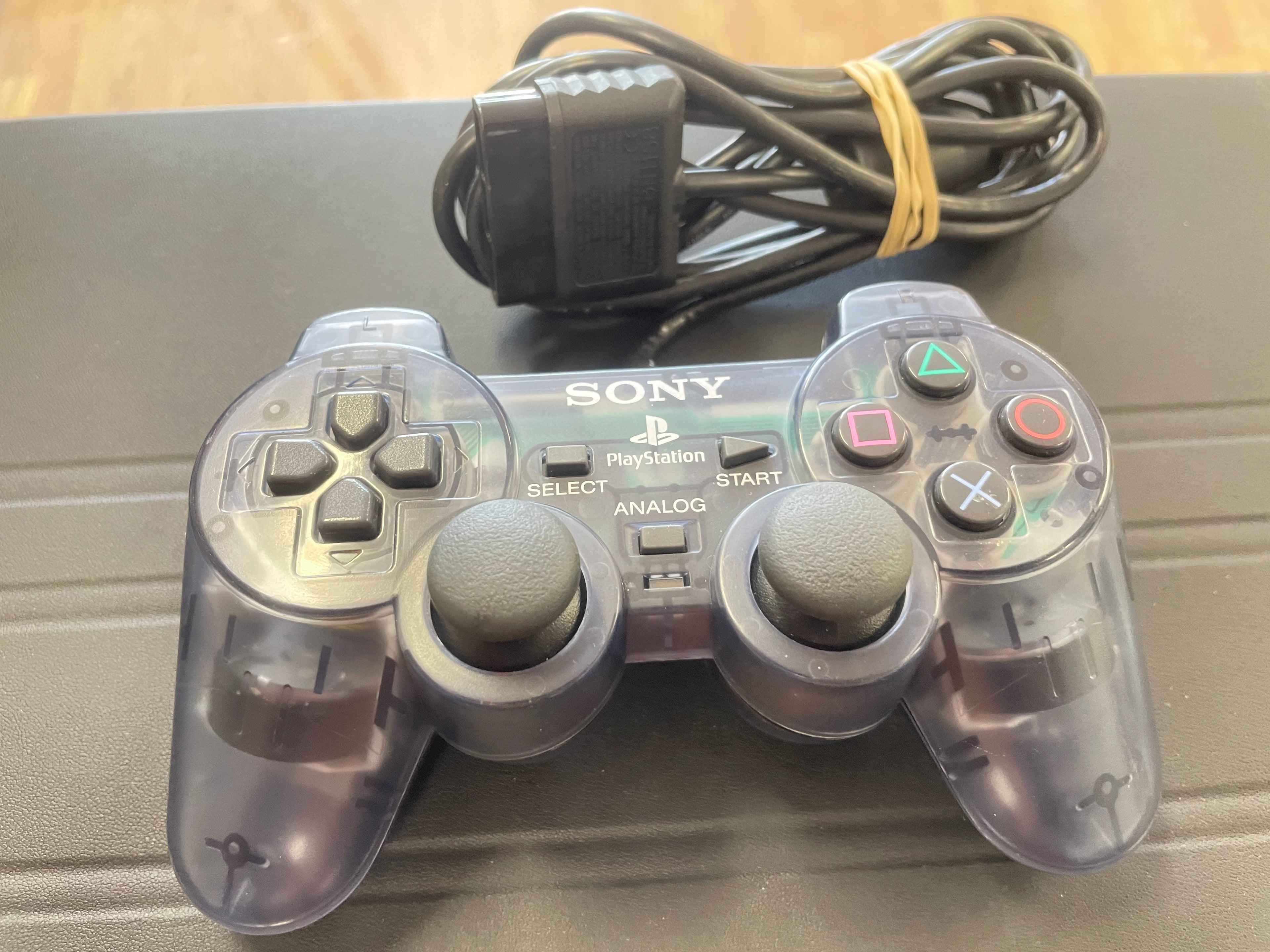 PlayStation 2 Smoke Black Controller
