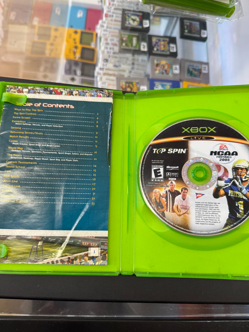 NCAA Football 2005 Top Spin Combo