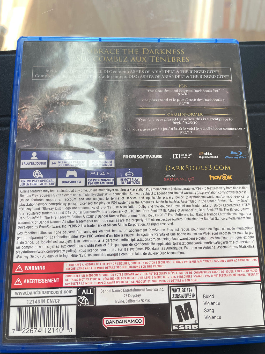 Dark Souls III The Fire Fades Edition