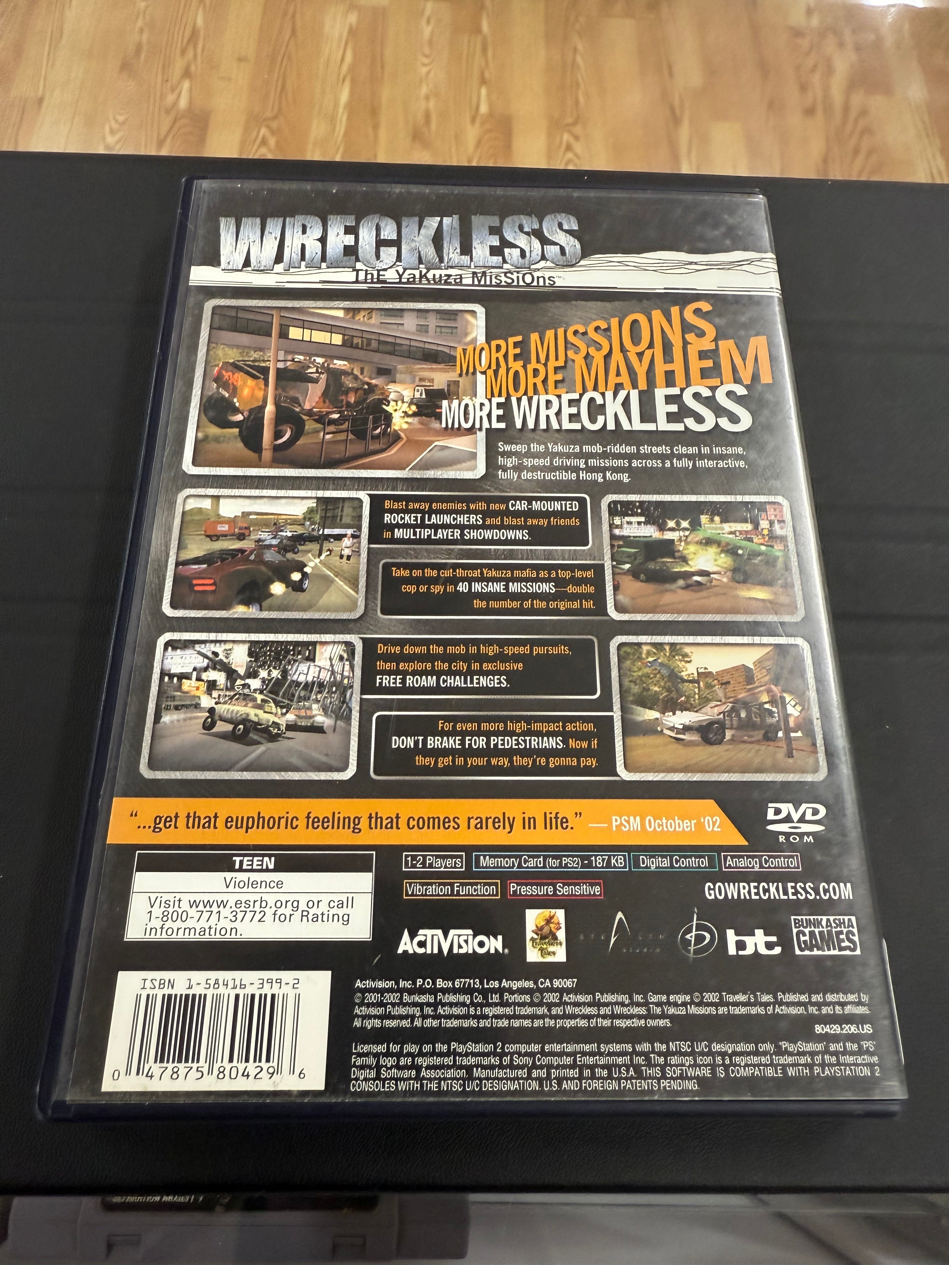 Wreckless The Yakuza Missions