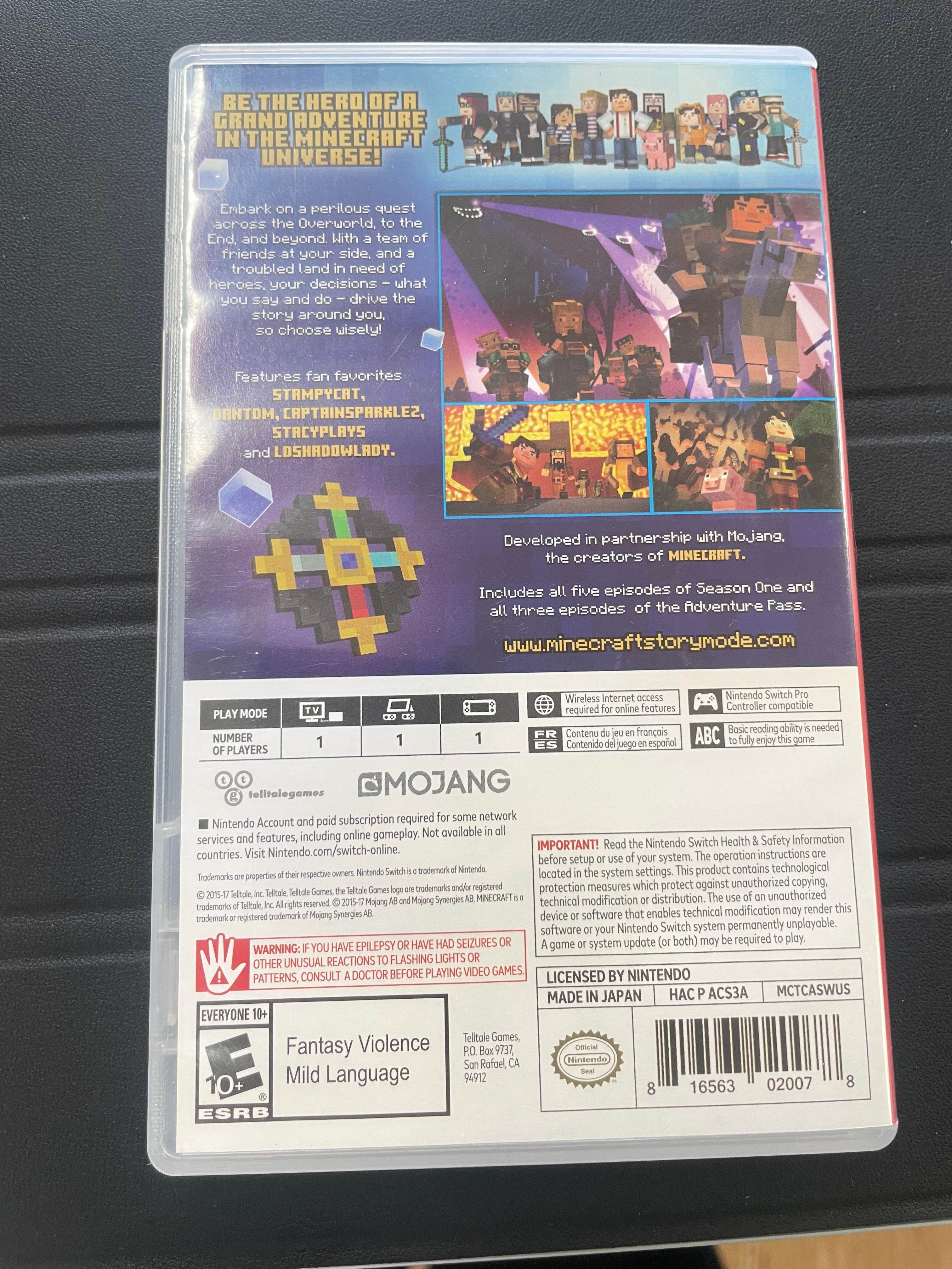 Minecraft Story mode The Complete Adventure