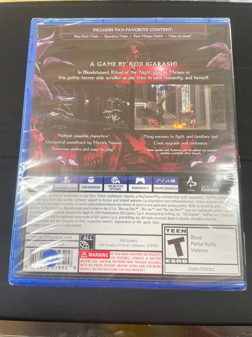 Bloodstained Ritual the night