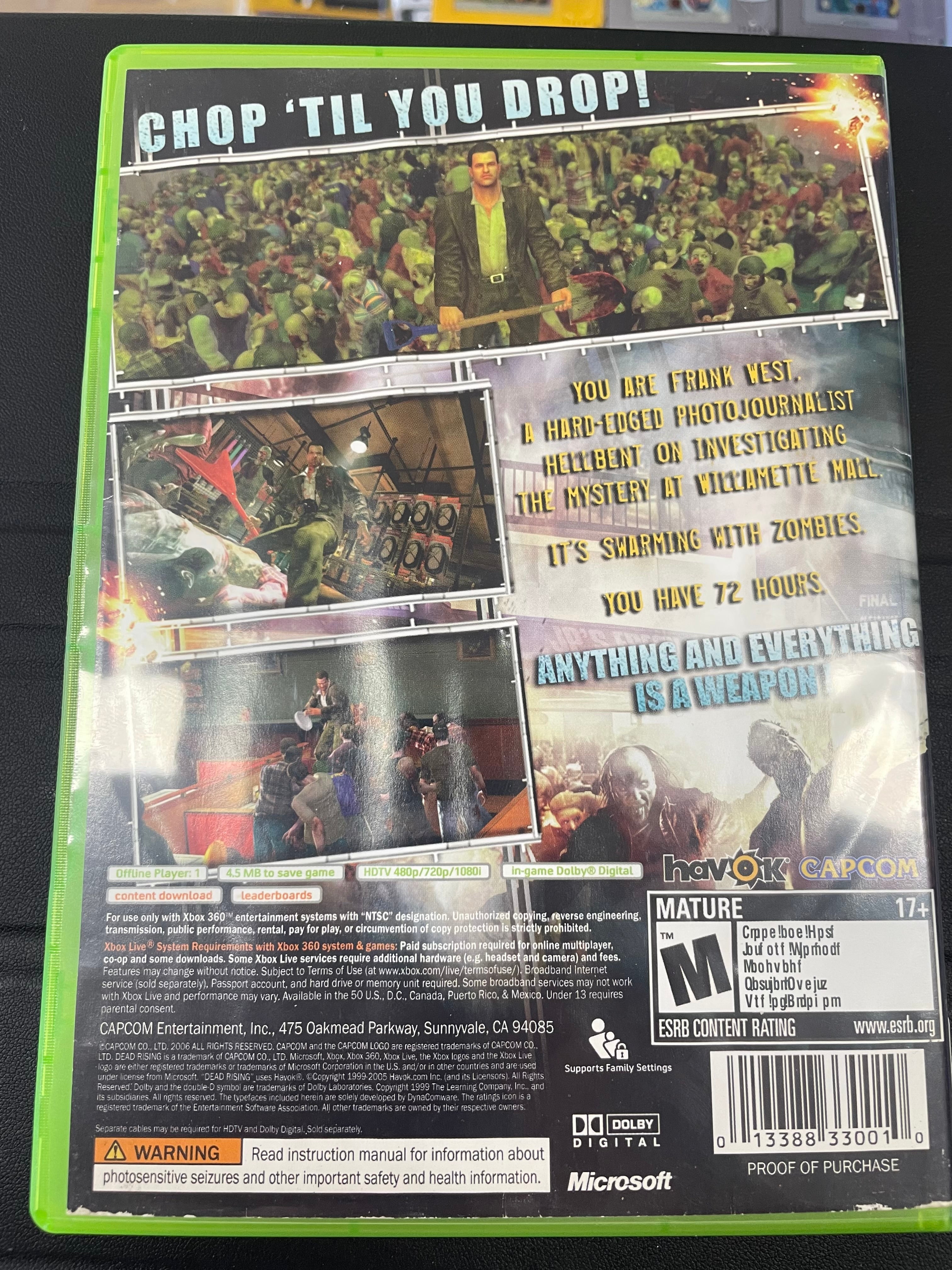 Dead Rising platinum hits