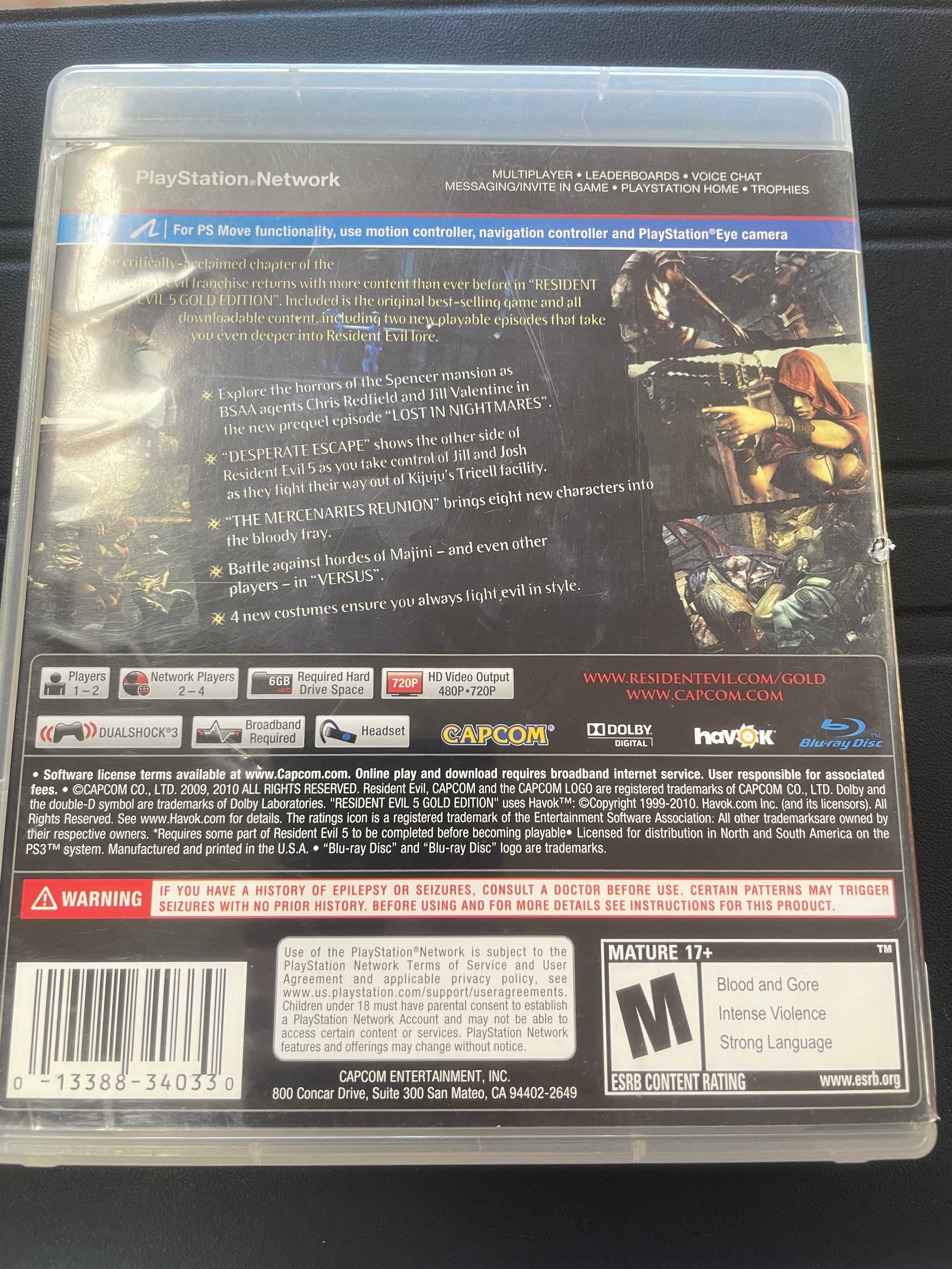 Resident Evil 5 Gold Edition