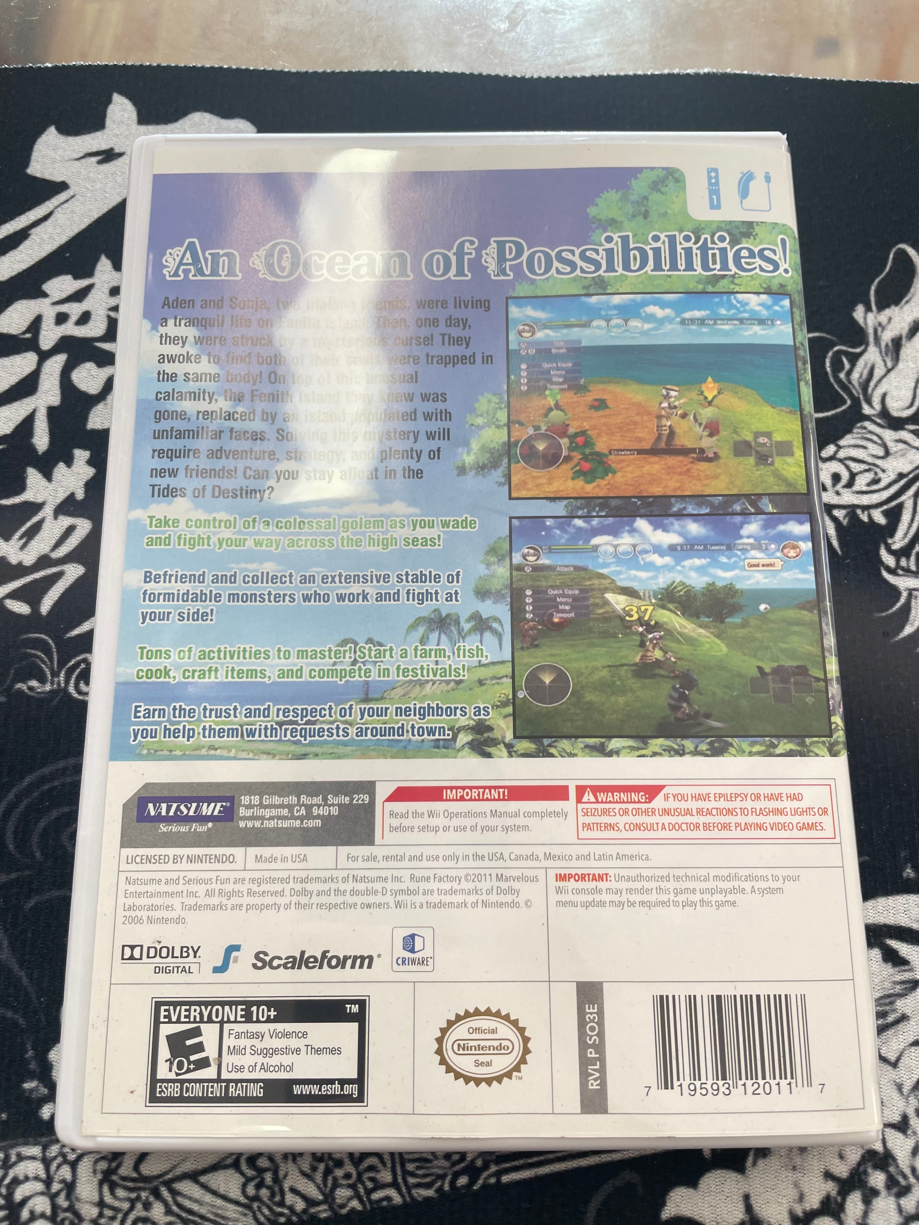 Rune Factory Tides of Destiny