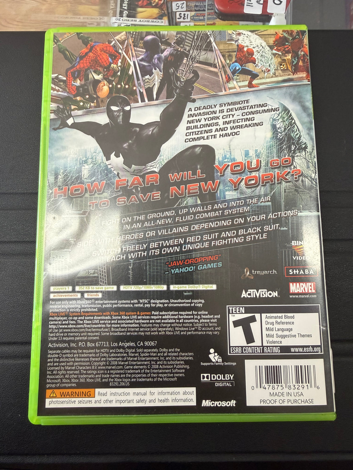Spider-Man Web Of Shadows
