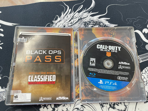 Call of duty black ops 4 steel book