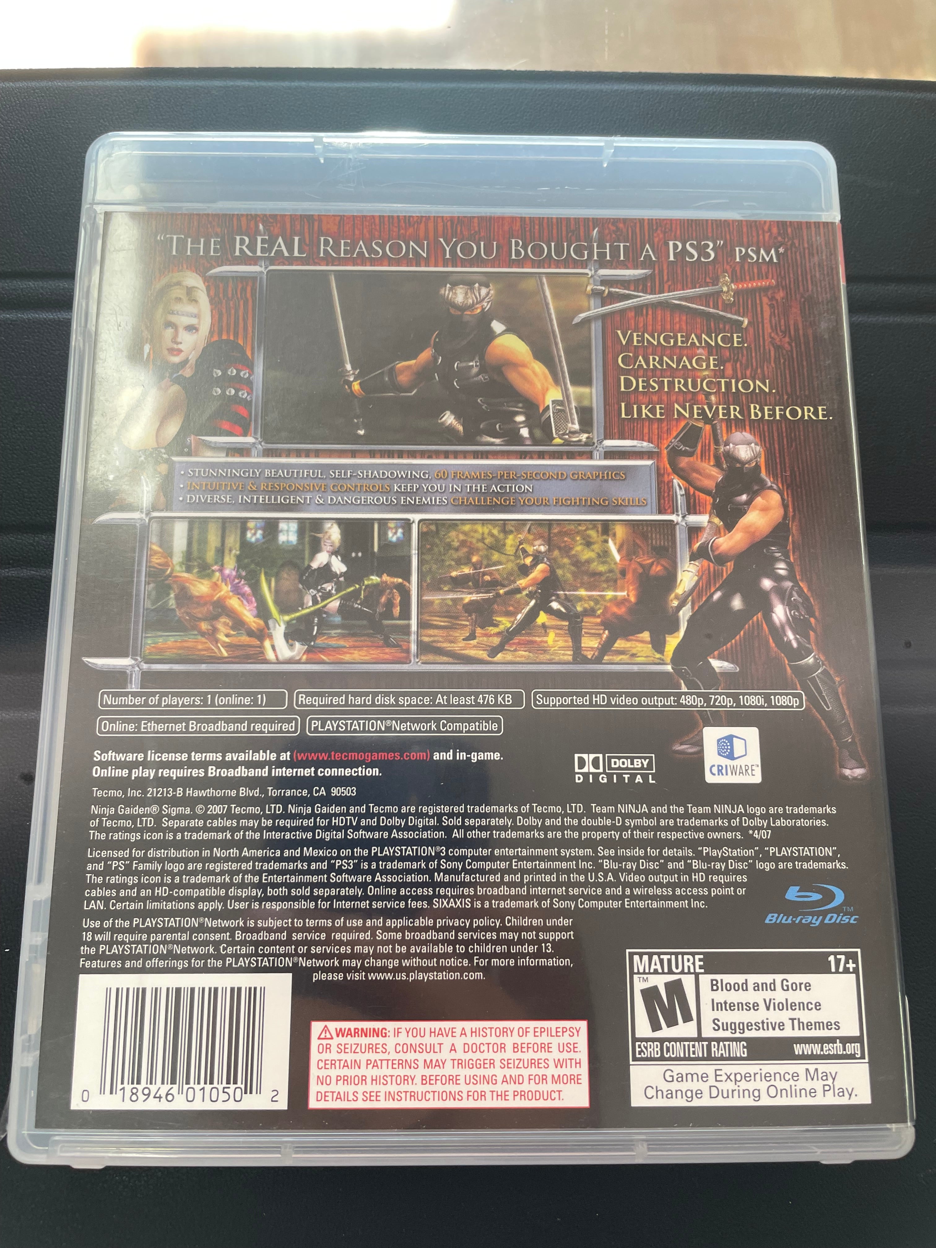 Ninja Gaiden Sigma
