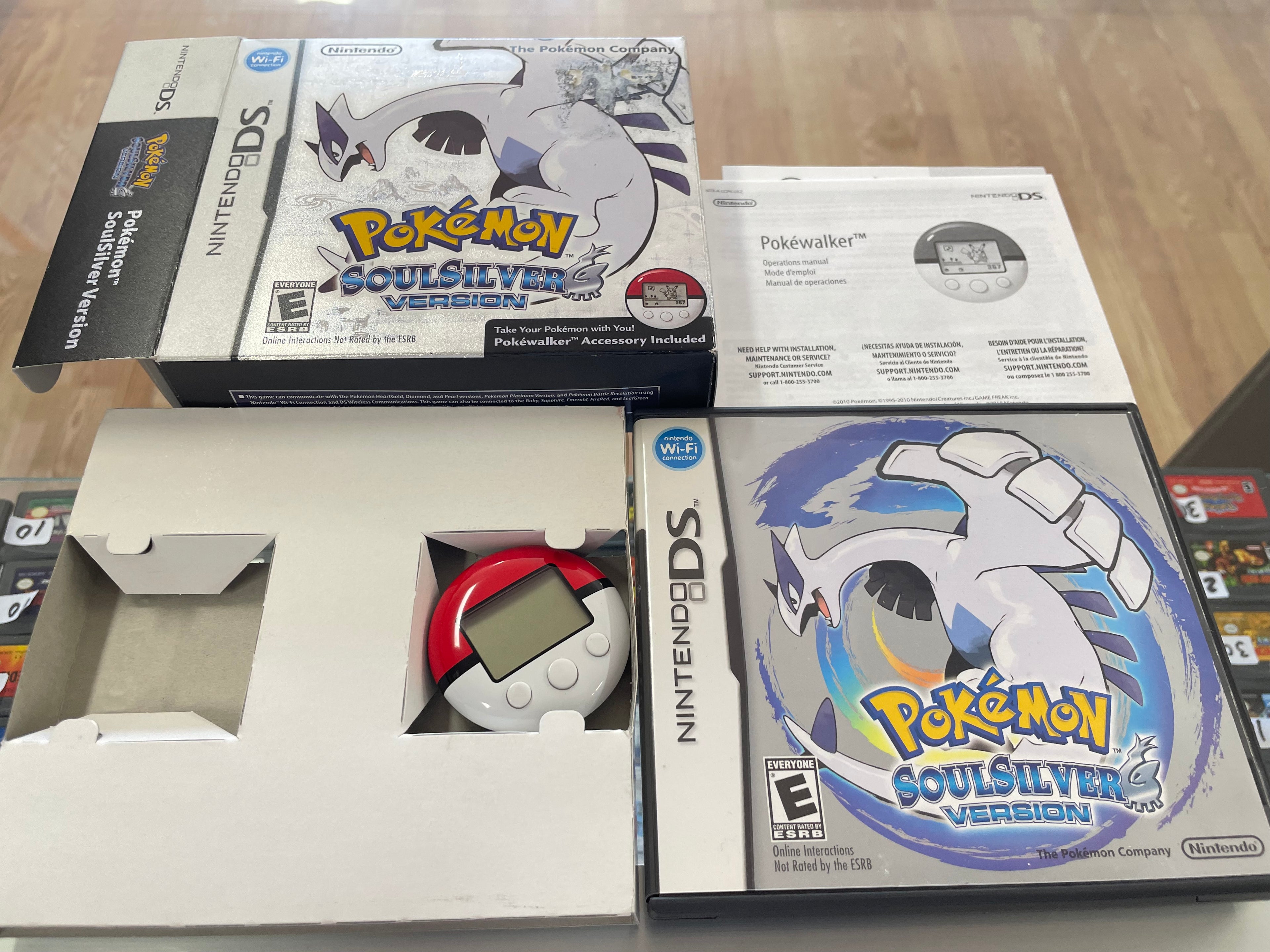 Pokemon SoulSilver Version Pokewalker Box
