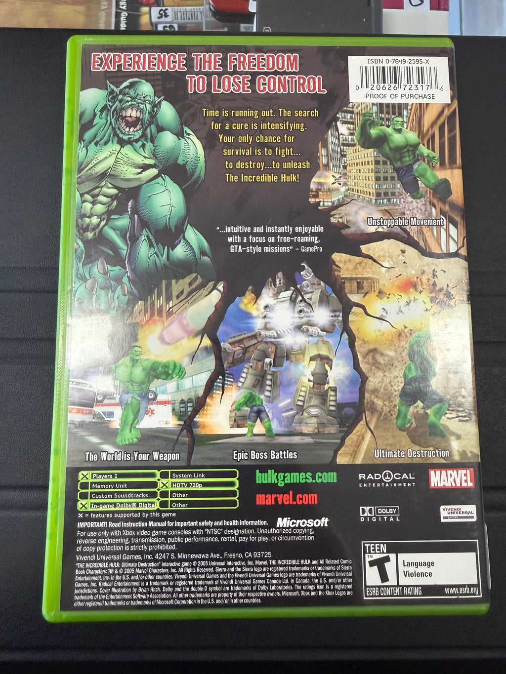 The Incredible Hulk: Ultimate Destruction