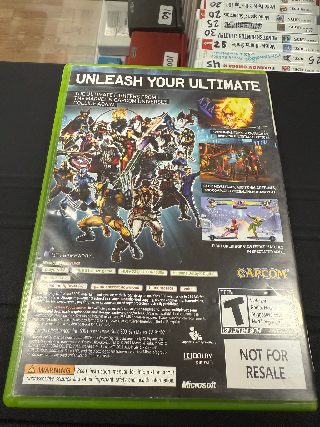 Ultimate Marvel VS Capcom 3