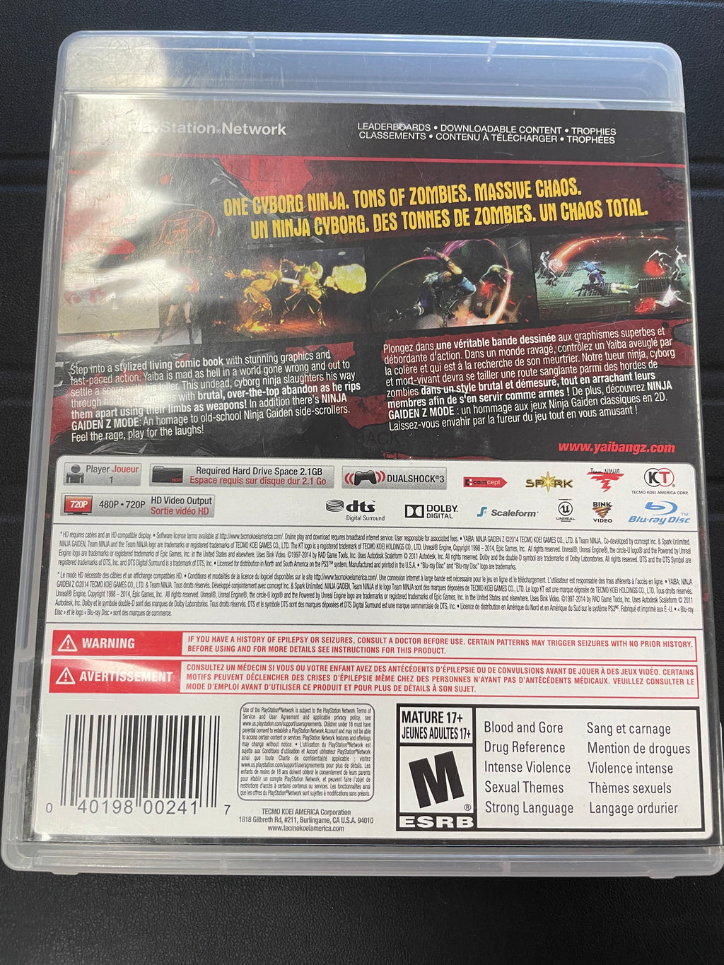 Yaiba Ninja Gaiden Z
