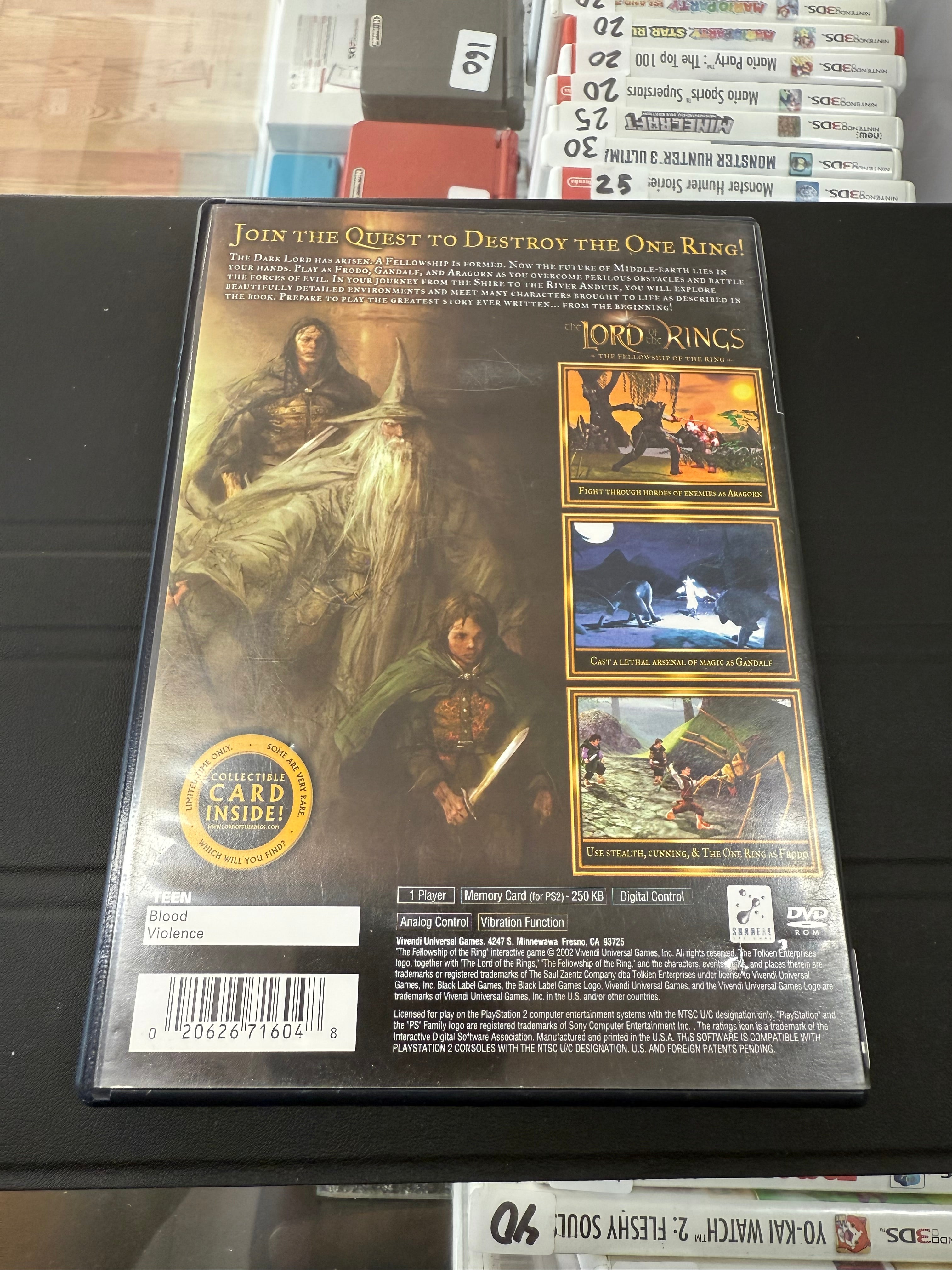 Lord of the Rings Fellowship of the Ring