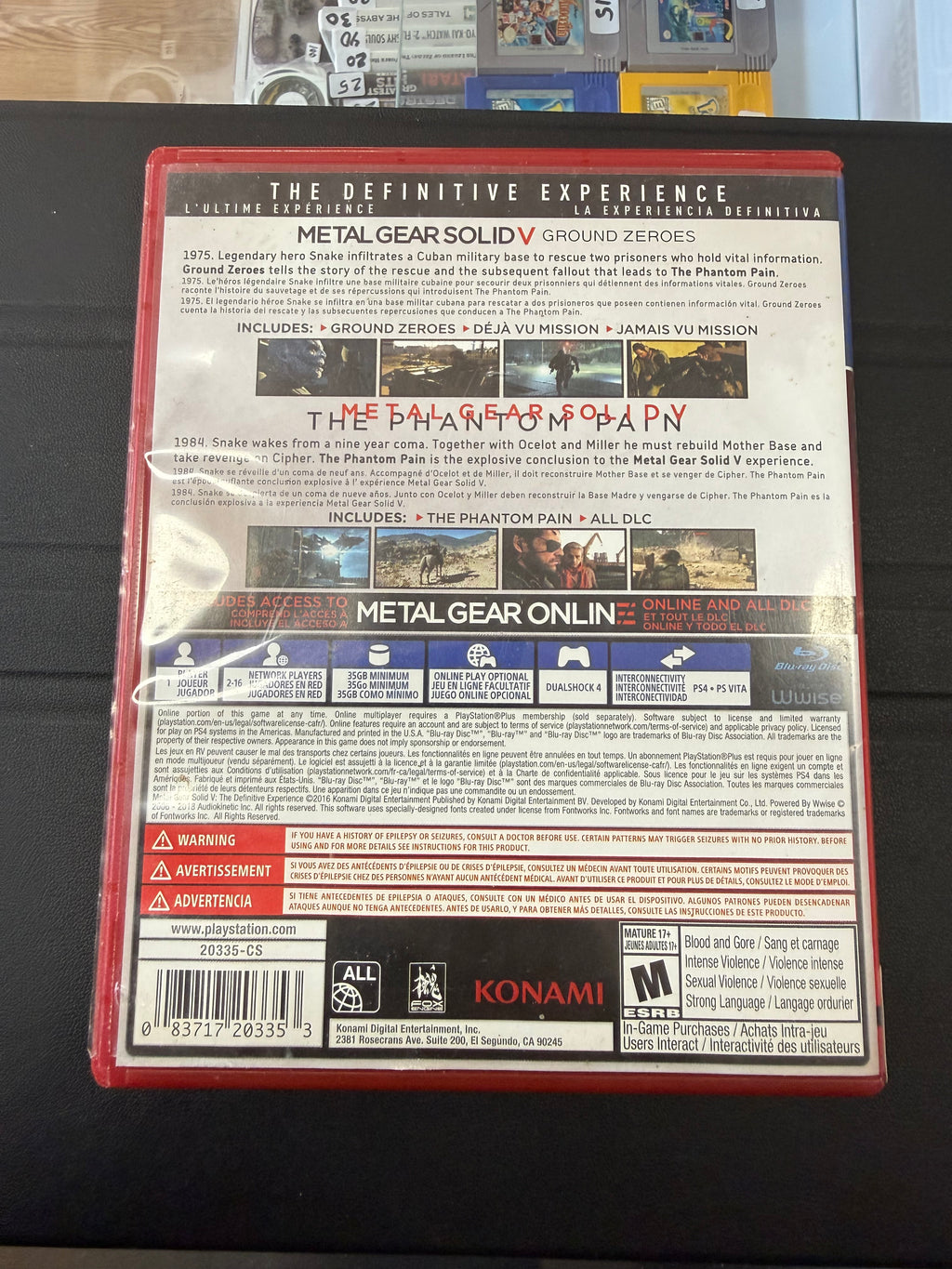 Metal Gear Solid V The Definitive Experience [Playstation Hits]