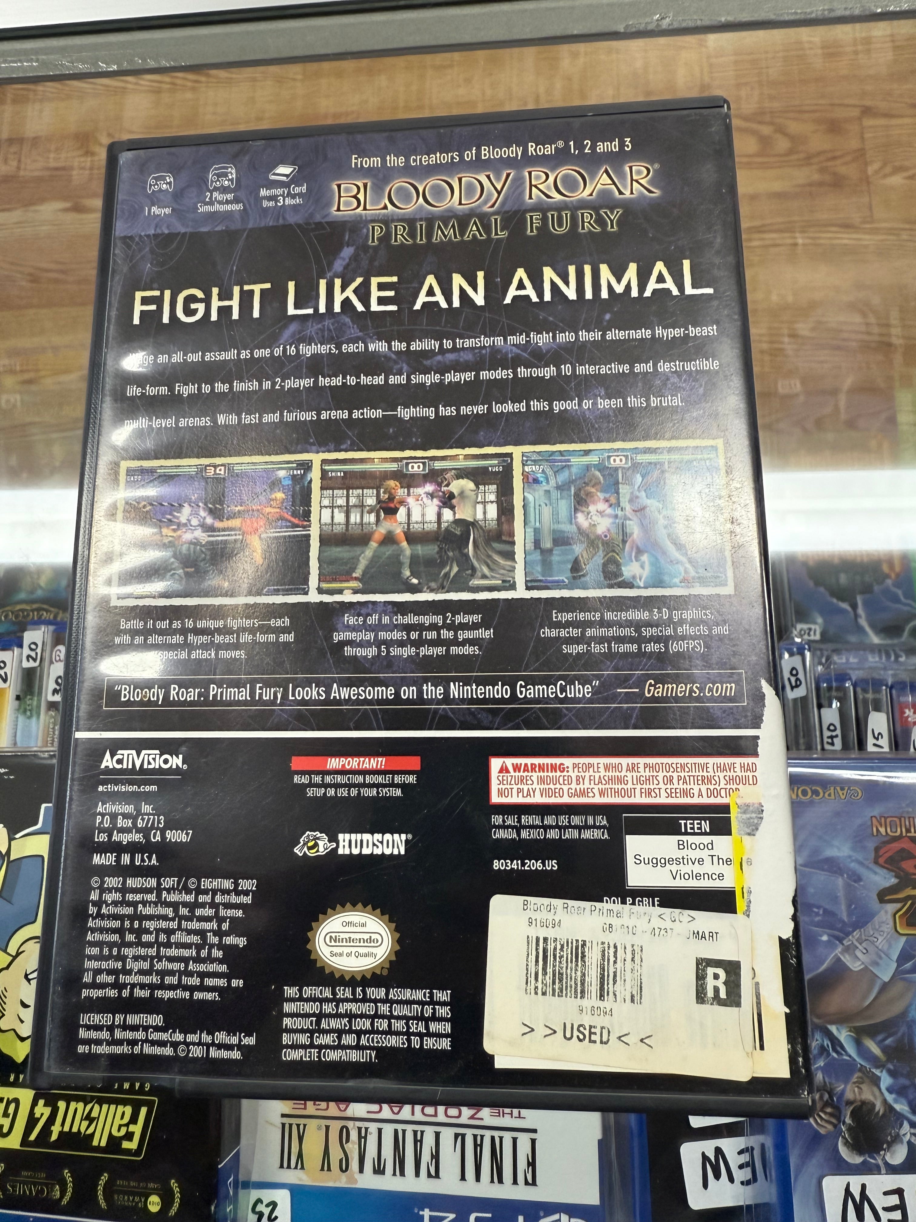 Bloody Roar Primal Fury