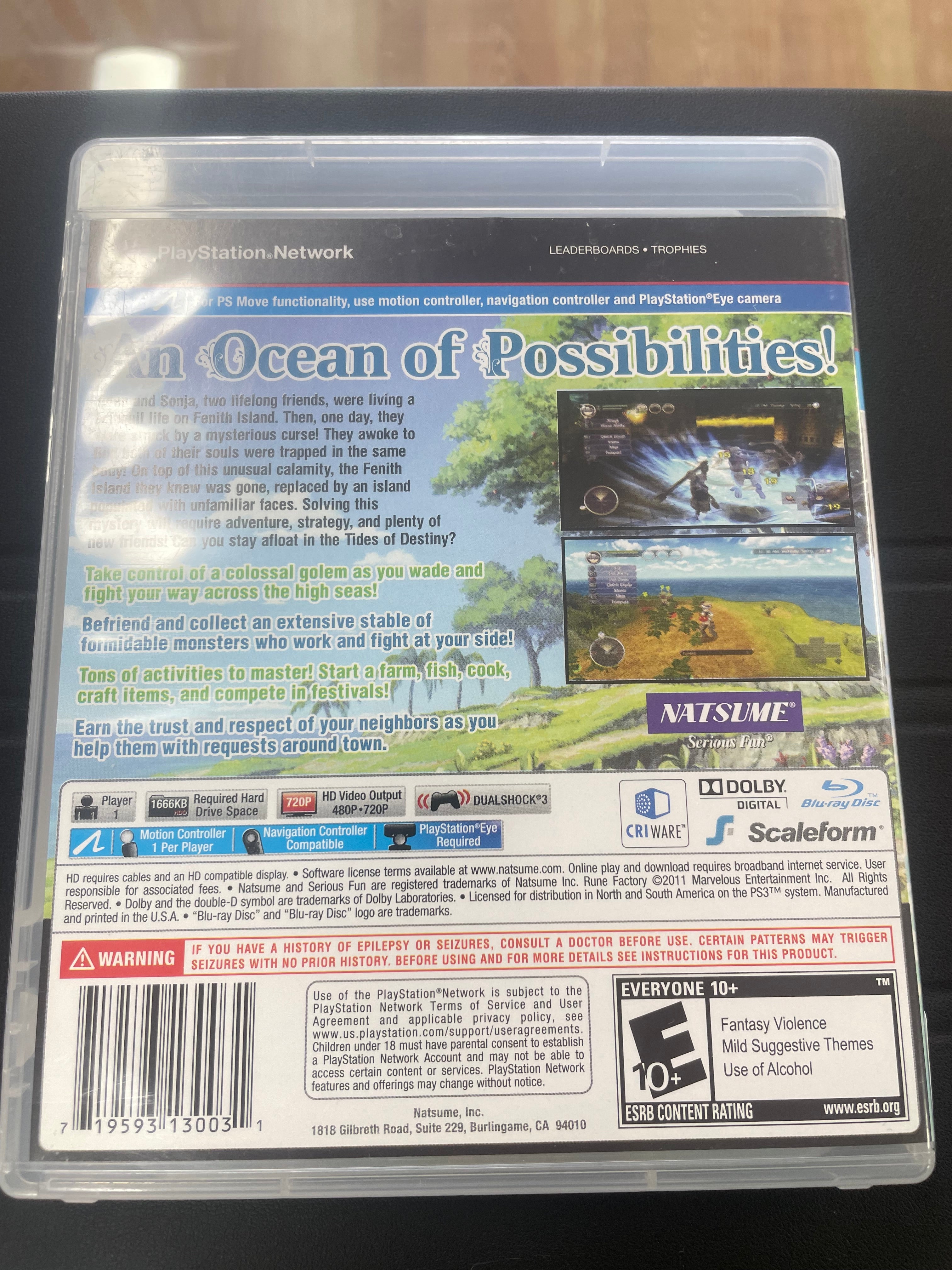 Rune Factory Tides of Destiny