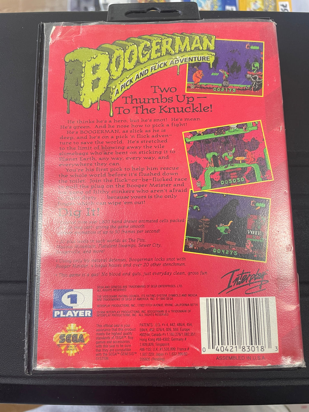 Boogerman A Pick and Flick Adventure