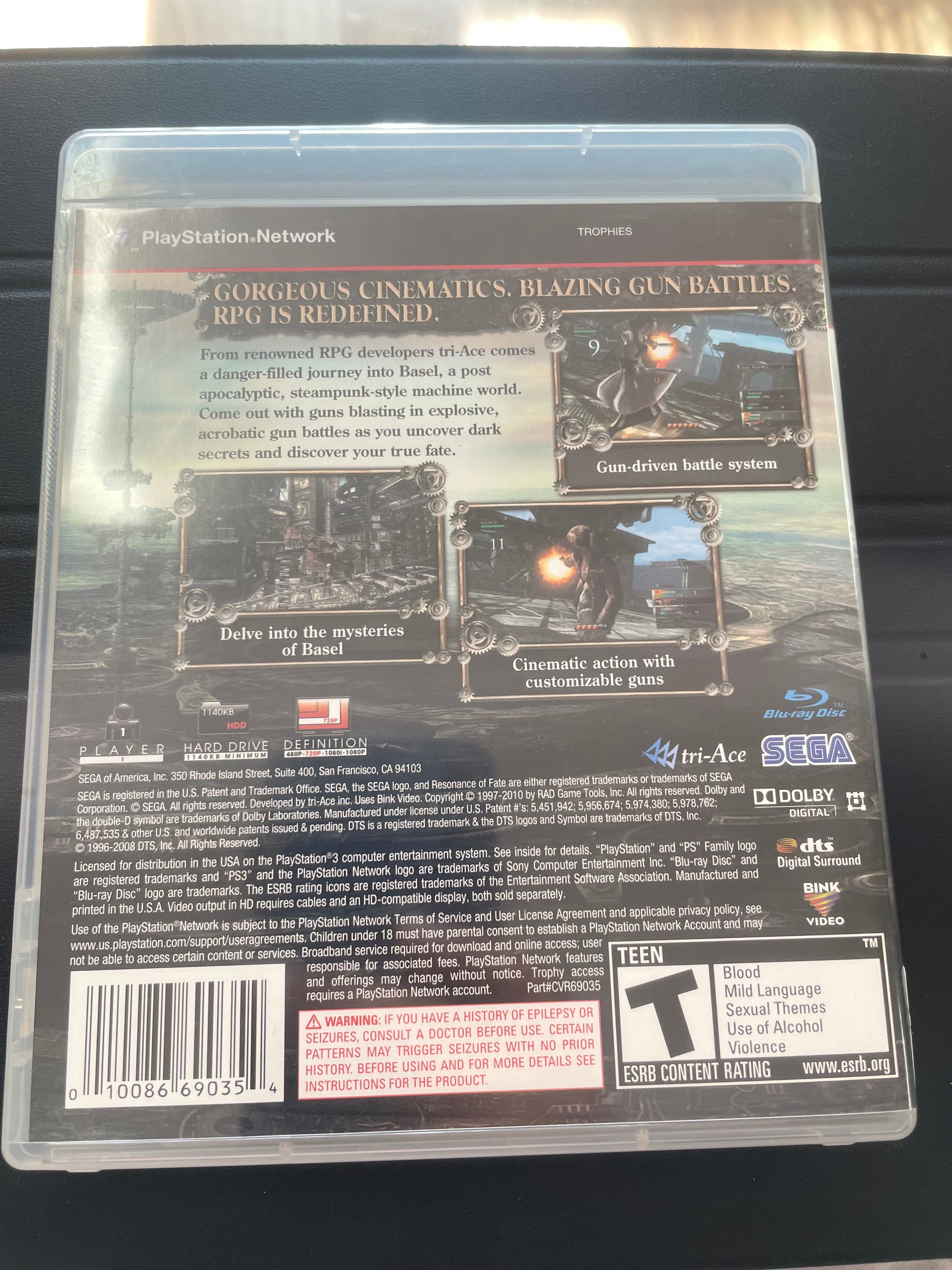 Resonance of Fate