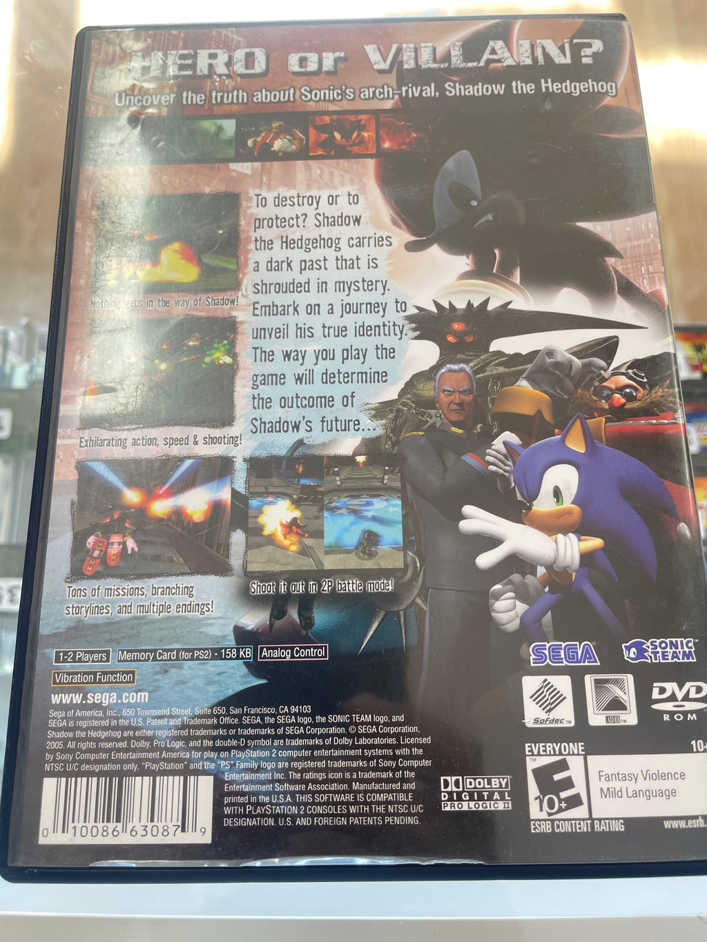 Shadow the Hedgehog [Greatest Hits]