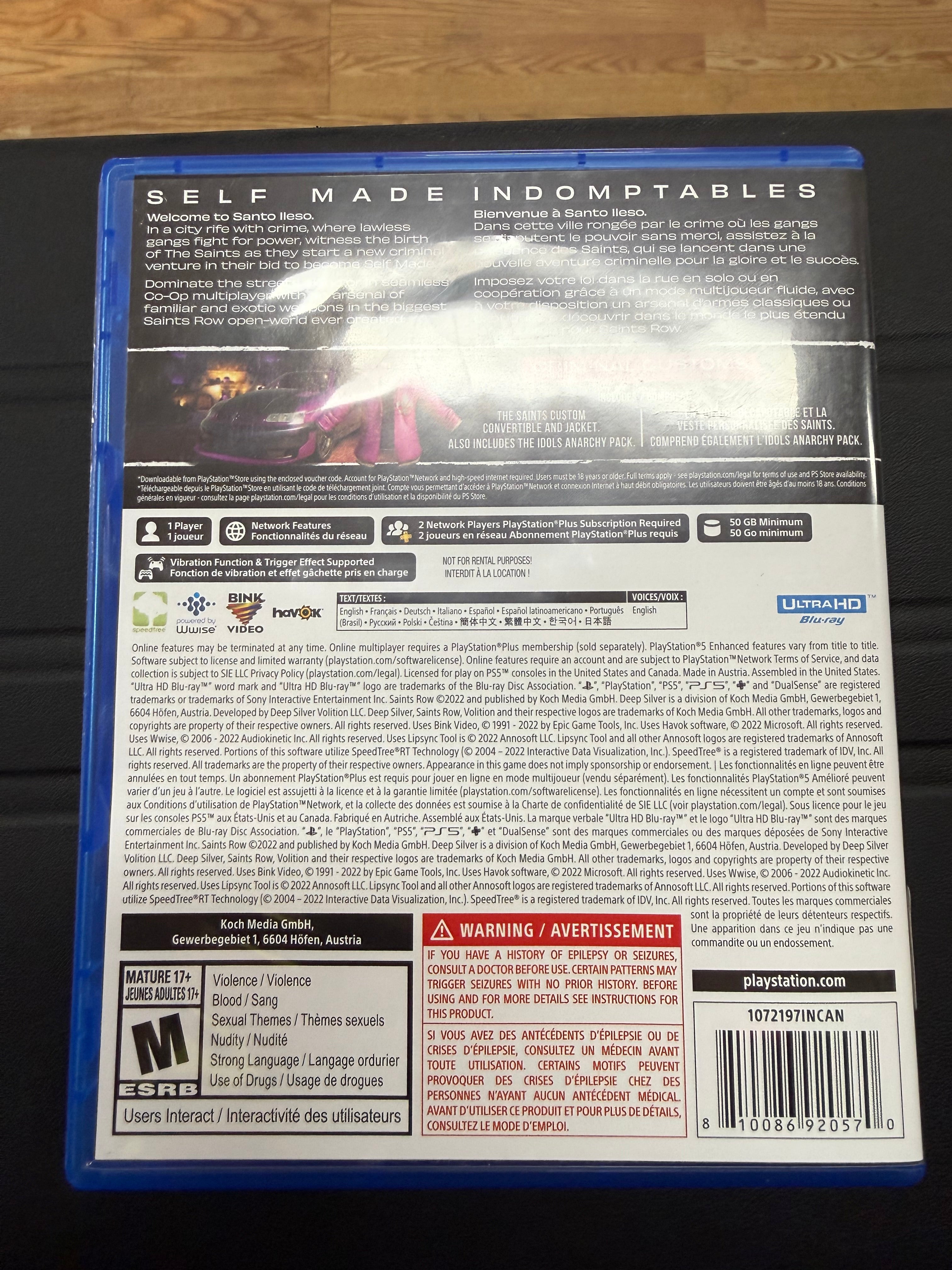 Saints Row [Criminal Customs Edition]