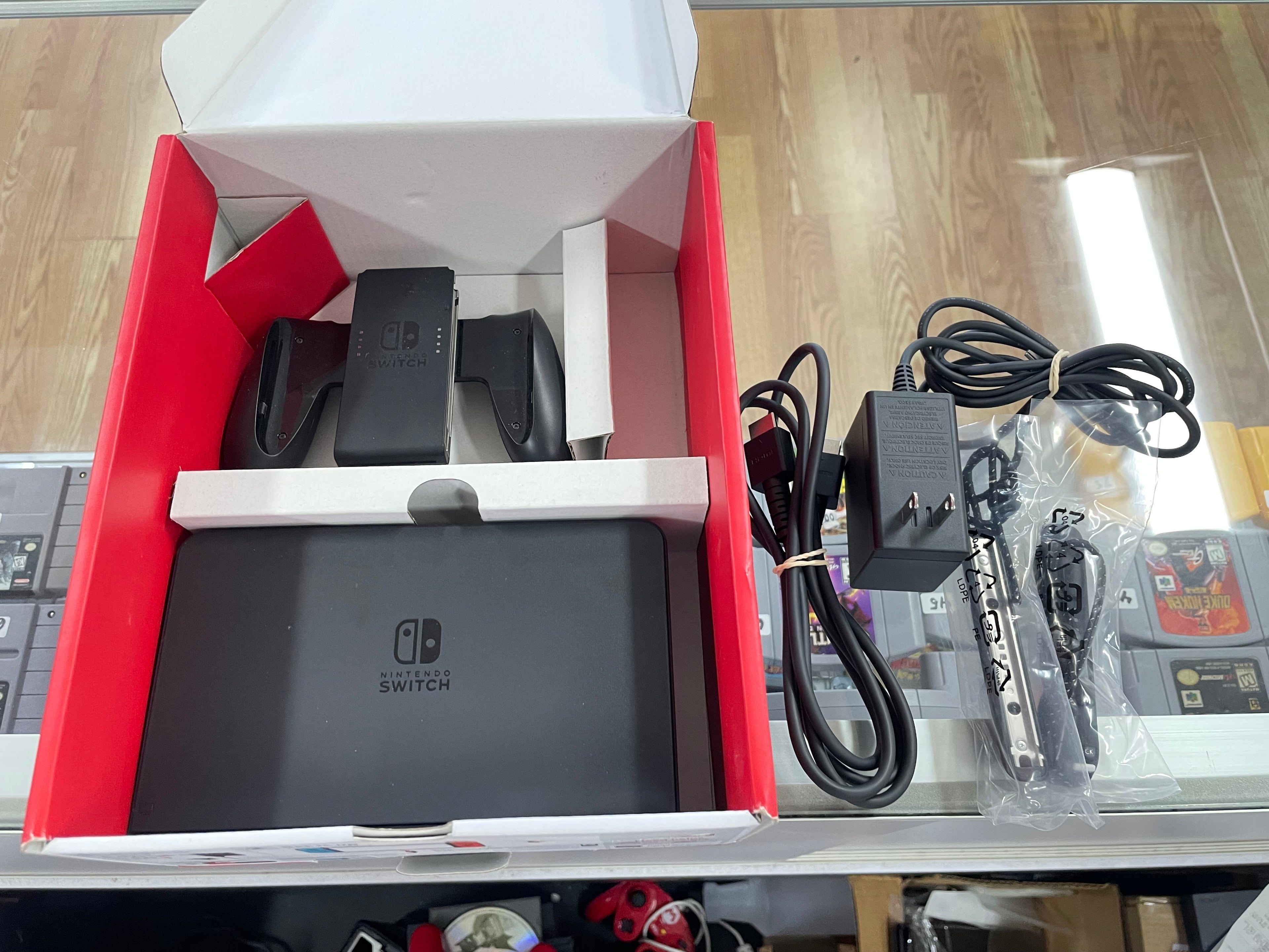 Nintendo switch Oled Neon Red And Neon Blue