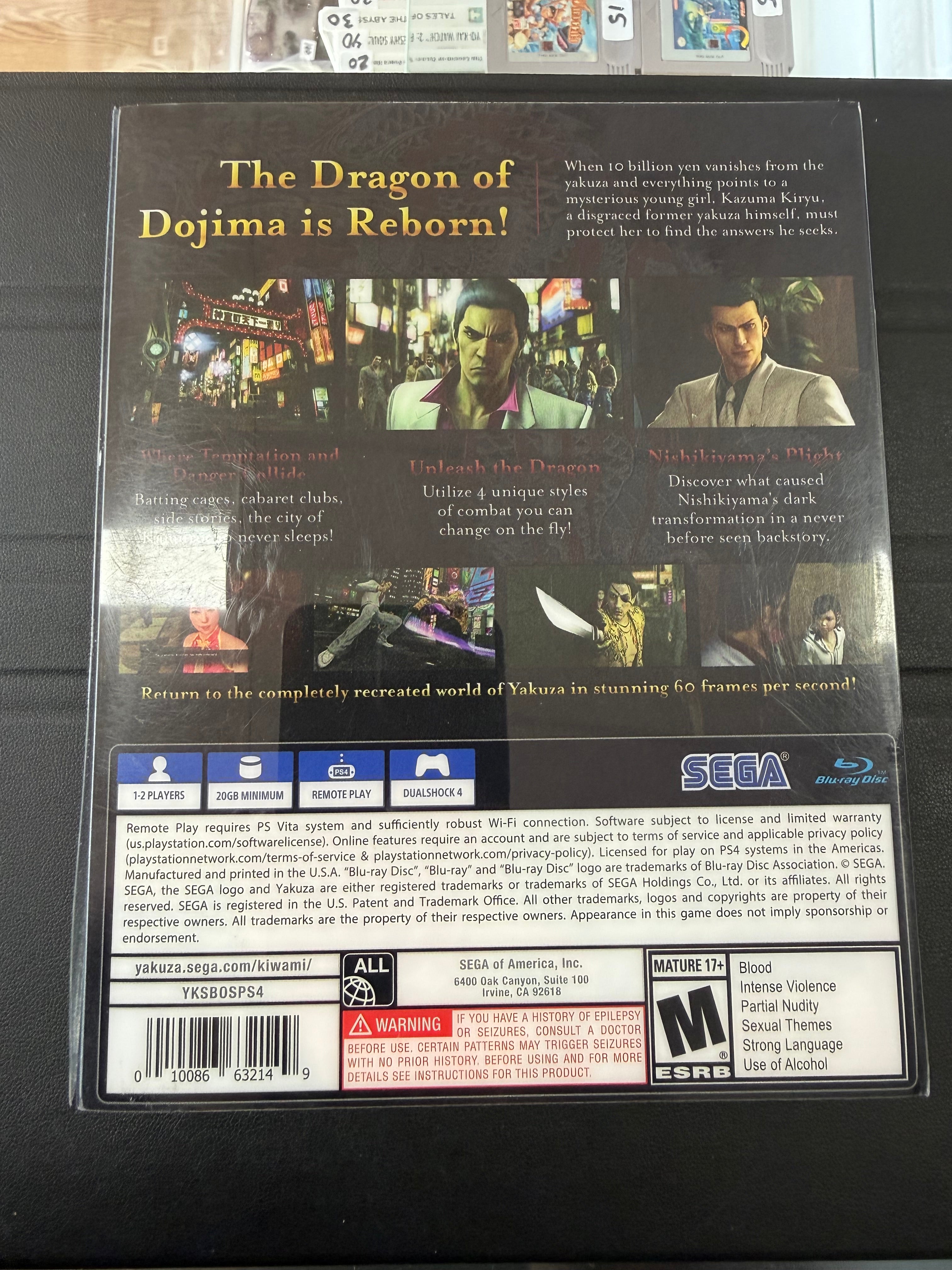 Yakuza Kiwami [Steelbook Edition]