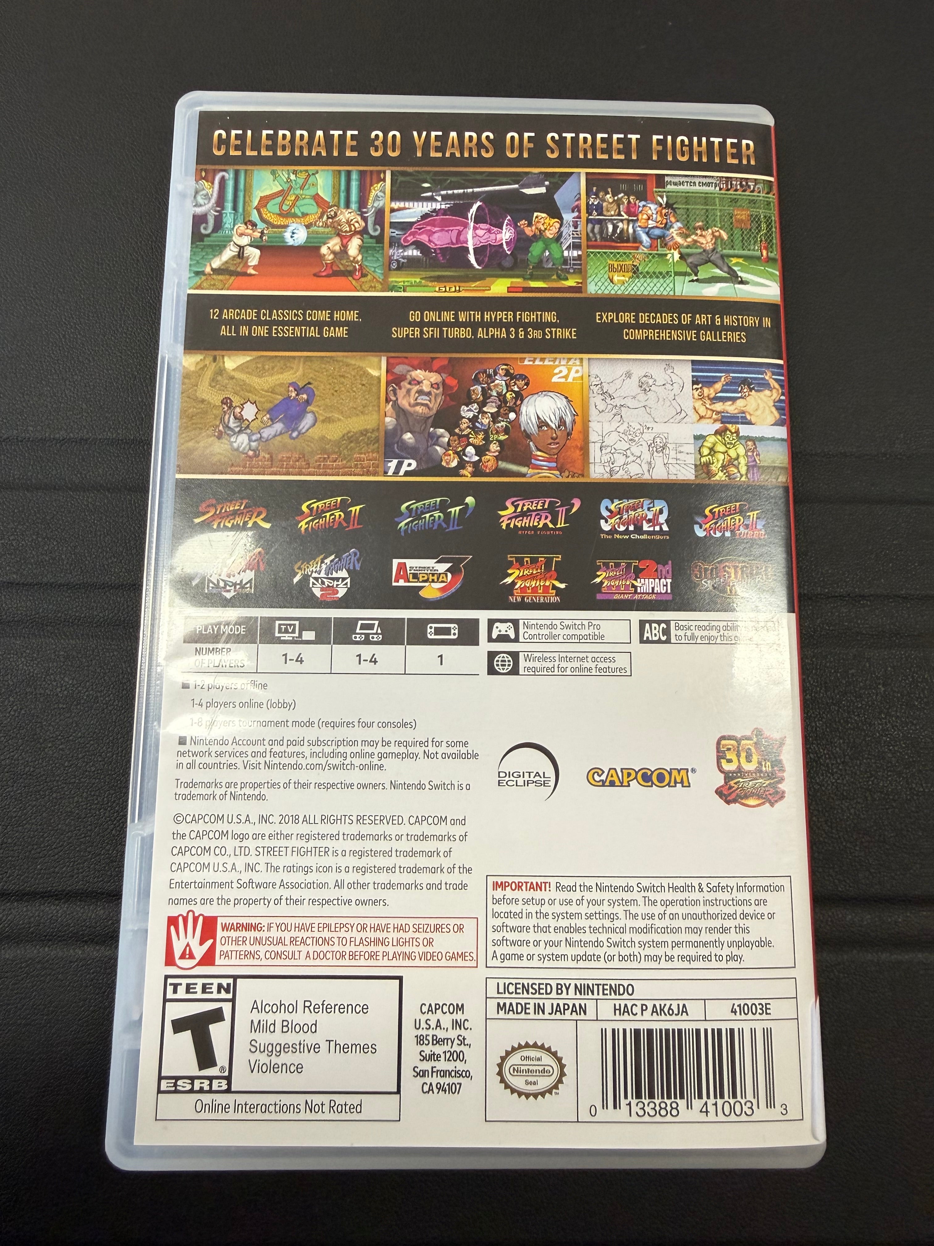 Street Fighter 30th Anniversary Collection