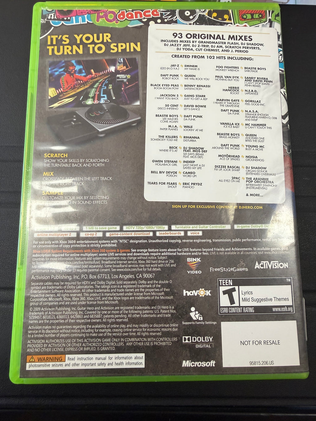 DJ Hero (game only)