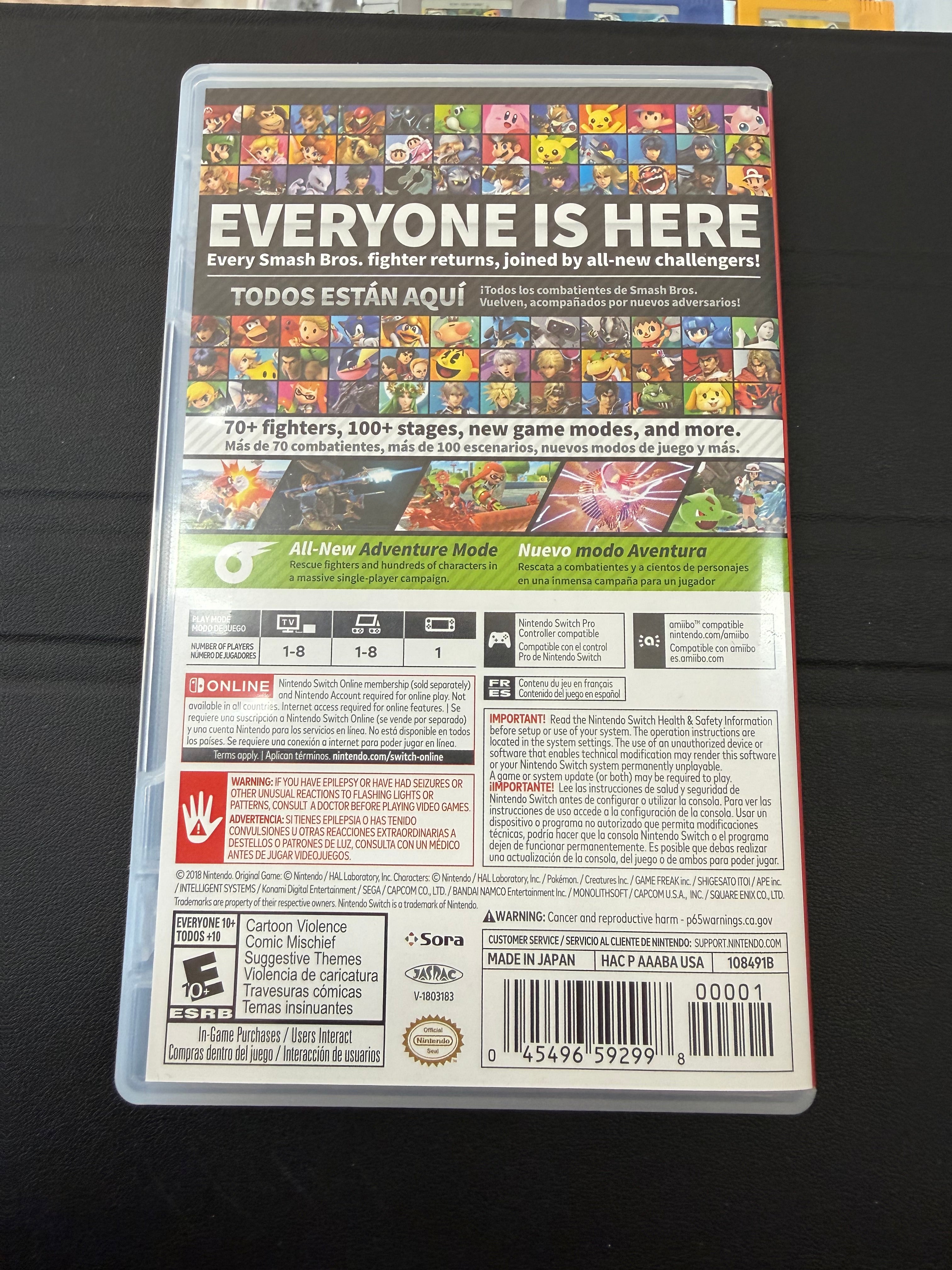 Super Smash Bros Ultimate
