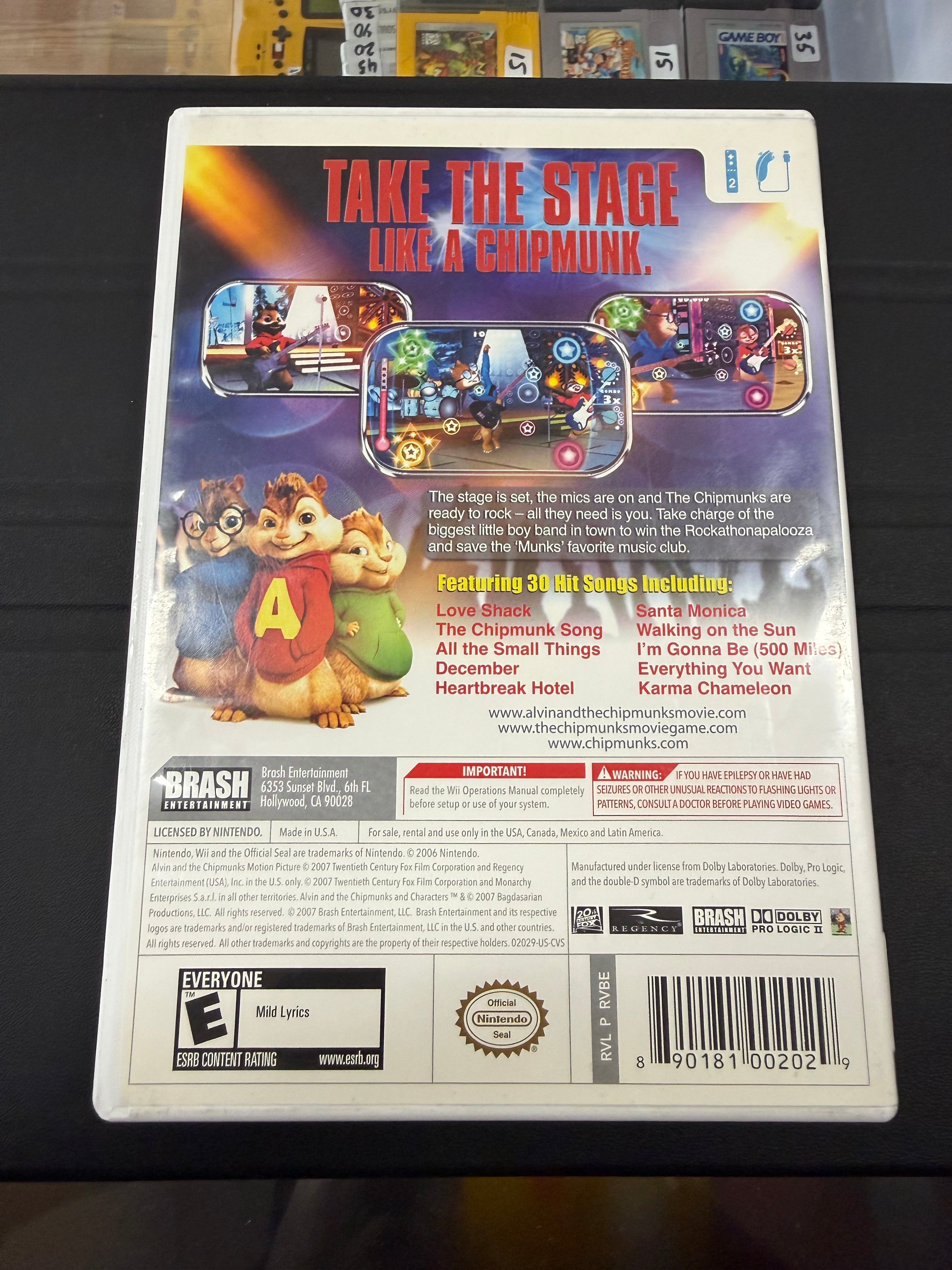 Alvin And The Chipmunks The Game